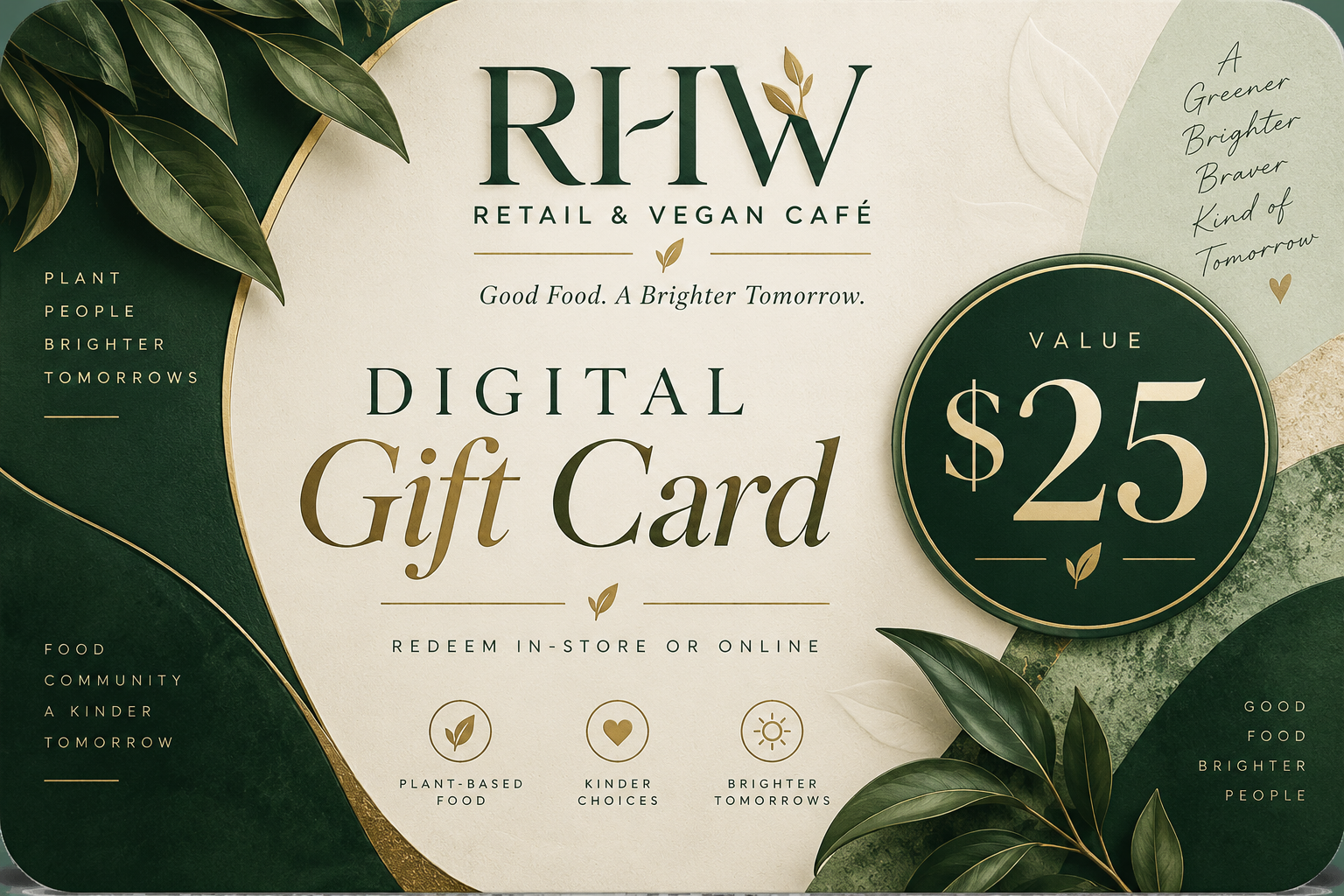 RHW Digital Gift Card