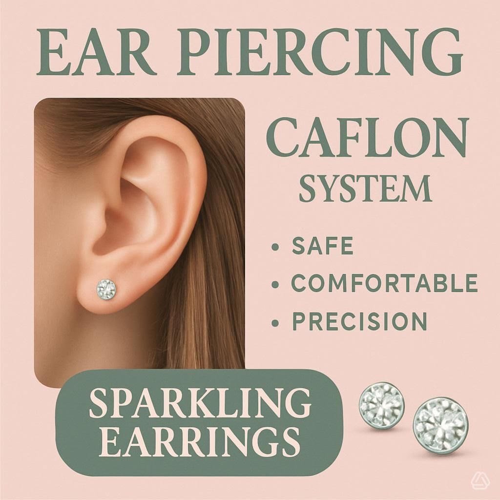 Ear Piercing 6 Mths-12 Yrs