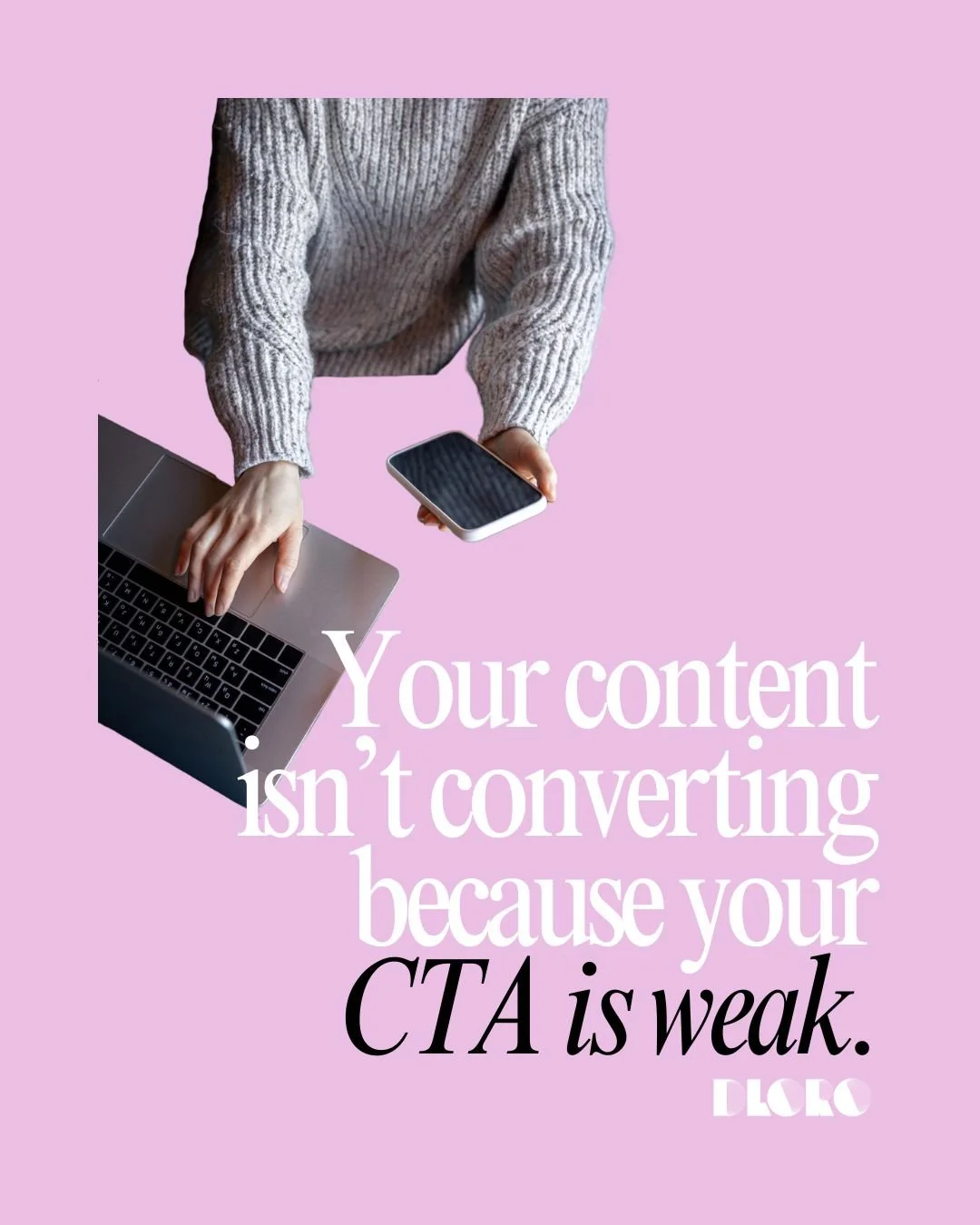 A lot of brands think their problem is reach. Or the algorithm. Or that they need &ldquo;better content.&rdquo;

Meanwhile their CTA is basically: &ldquo;any thoughts? :)&rdquo;

You can have the best content in the world, but if nobody knows what to