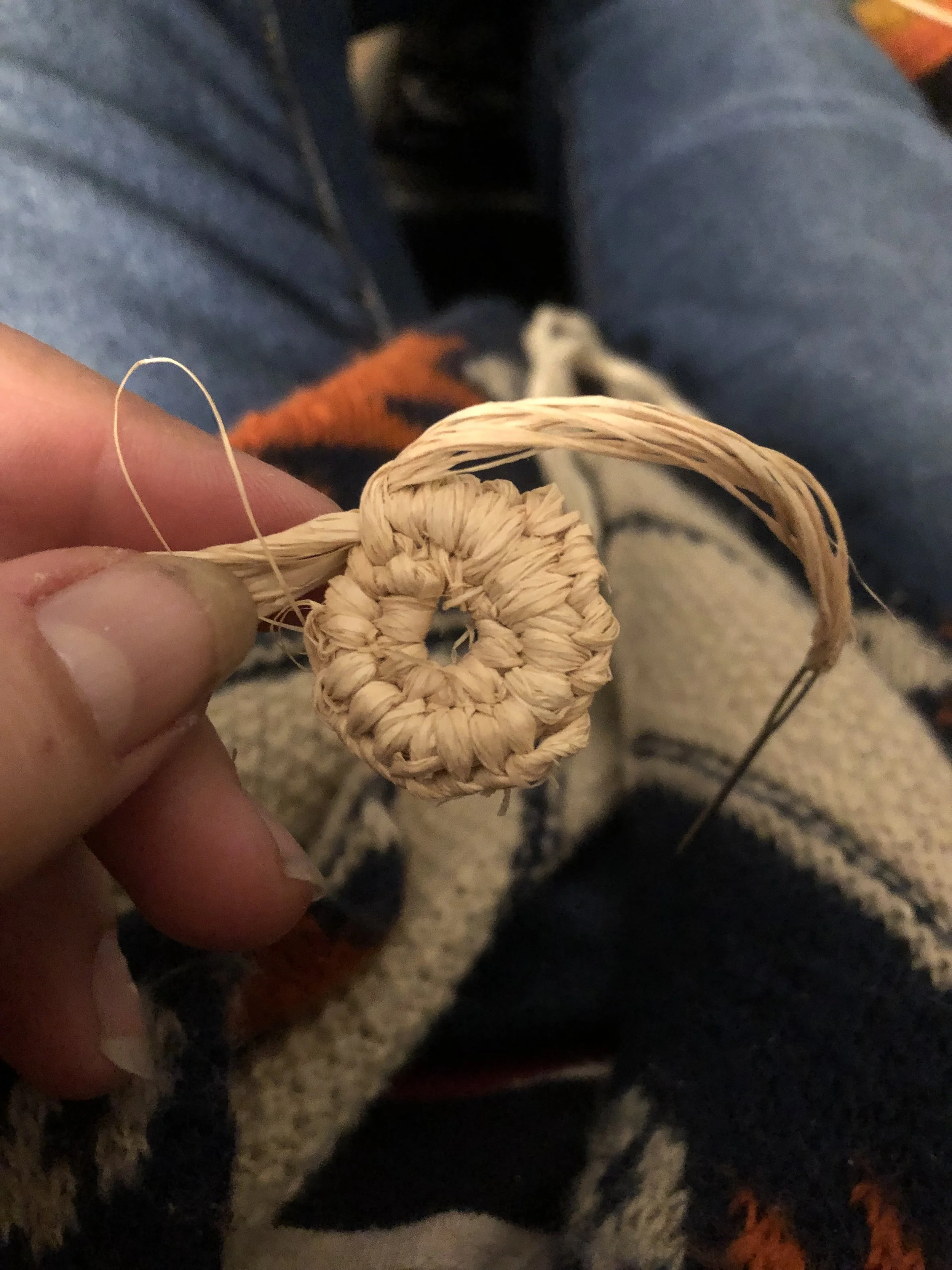 Giving basket making a stab (see what I did there?)
