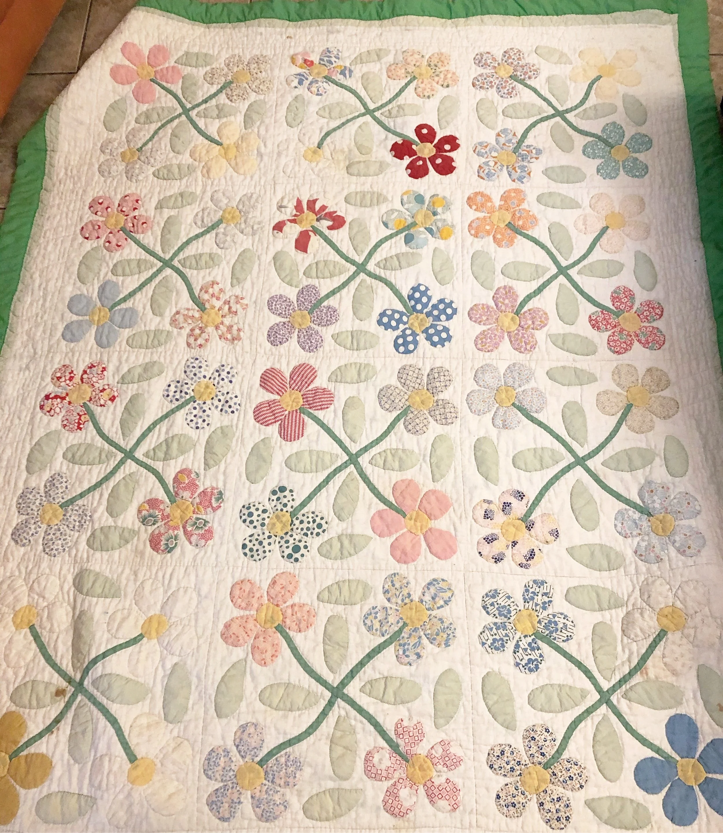 Quilt made by my Great Great Aunt Bernice.