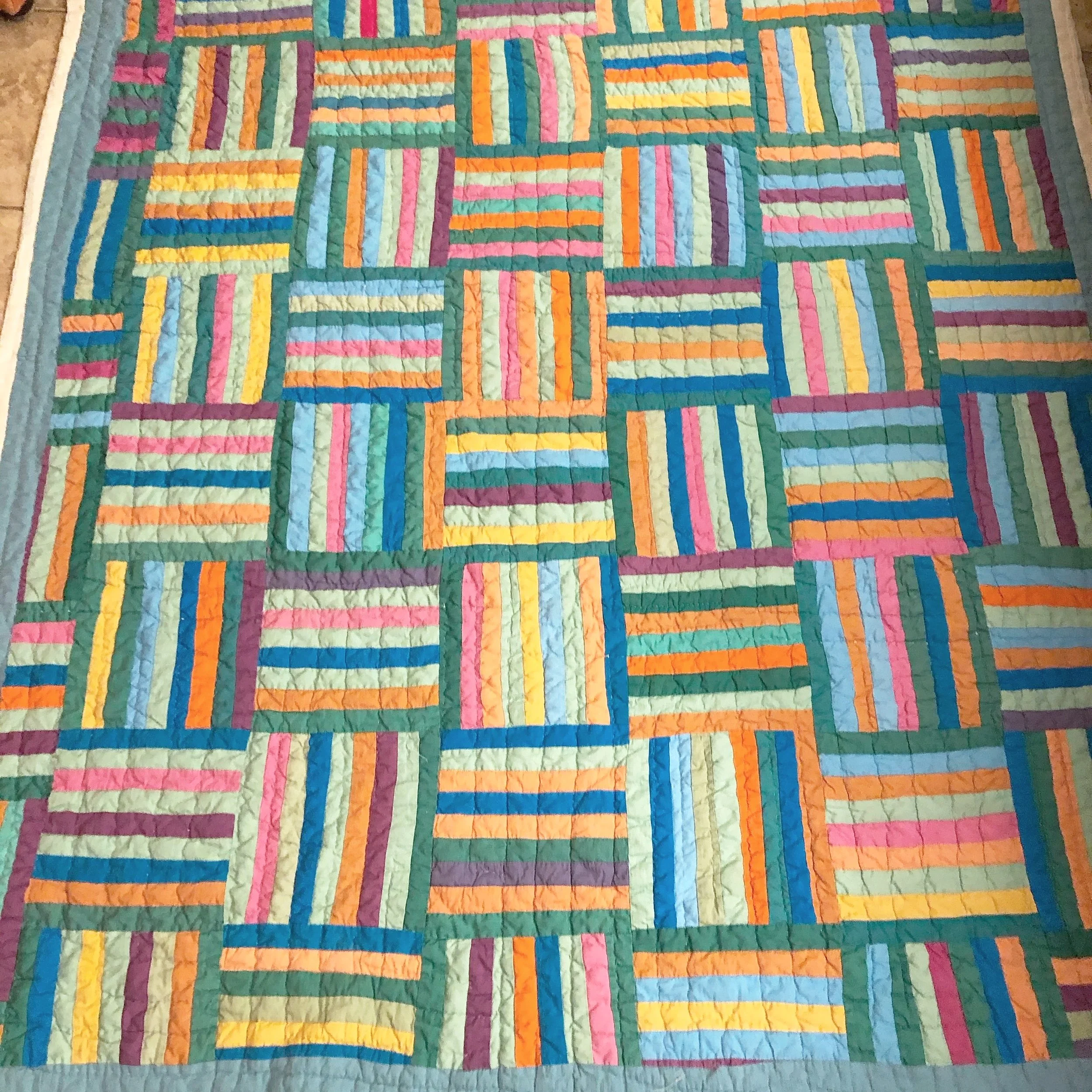 Quilted by my Great Great Aunt Bernice