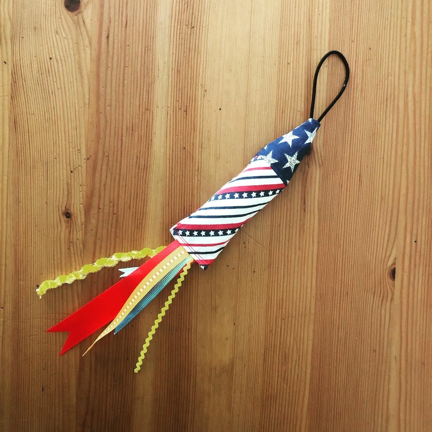 Rocket fling toy.