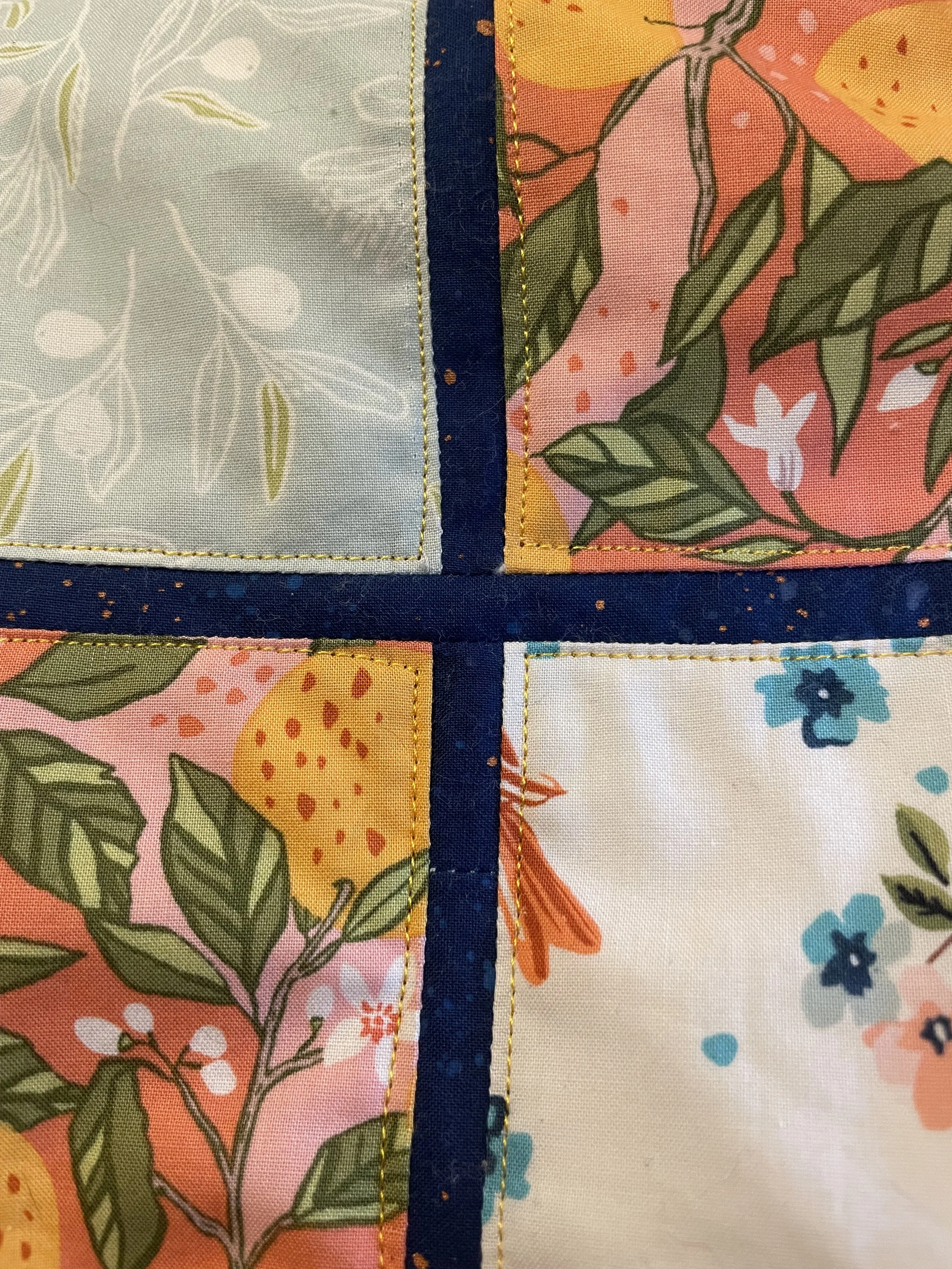 Quilt detail. 