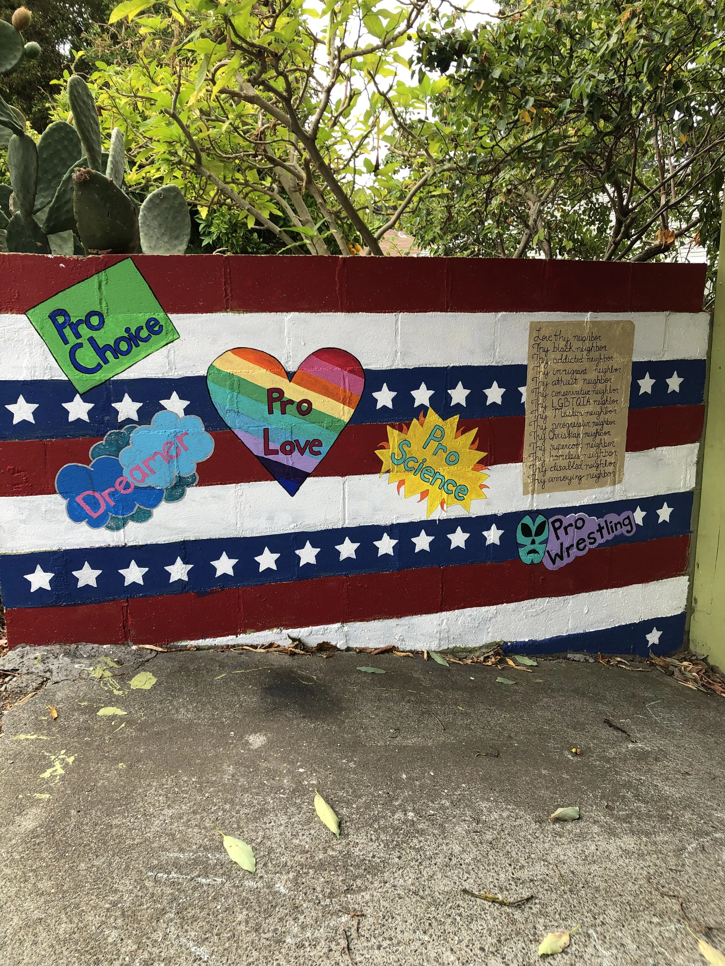 A mural I painted.