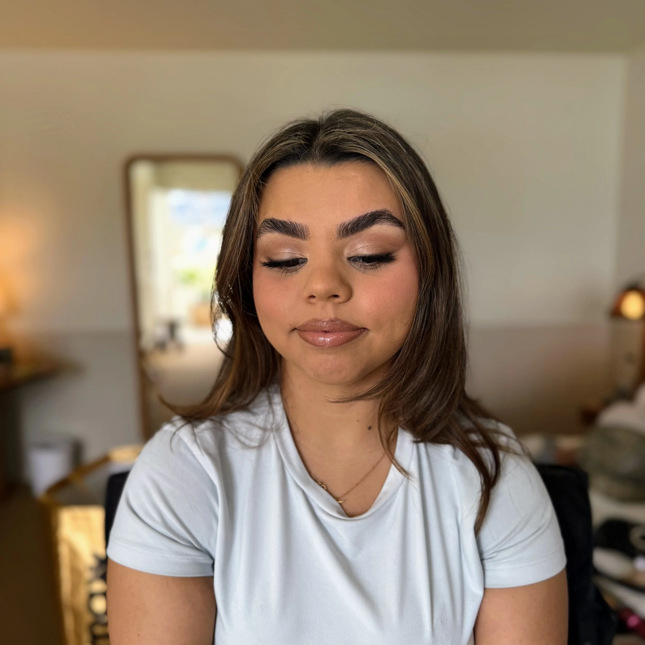 Bridesmaid makeup by Danielle