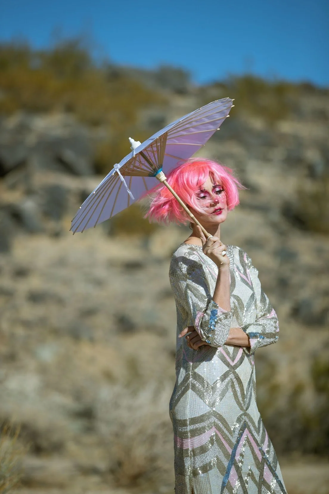 Hair and Makeup for Editorial Shoot by Danielle 