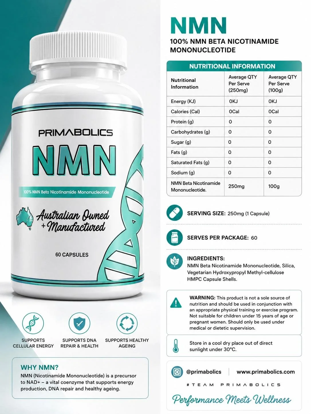 NMN 250mg x 60 cap
