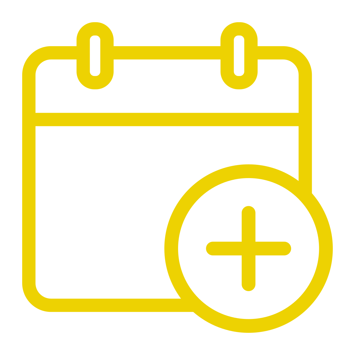 Medical record icon with a plus sign and a clipboard.