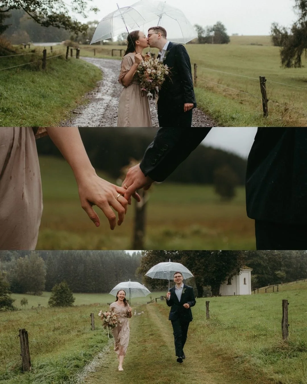 Nejkr&aacute;sněj&scaron;&iacute; svatby nejsou ty, kde v&scaron;echno vyjde podle pl&aacute;nu. Ale ty, kde se lid&eacute; směj&iacute; i v de&scaron;ti. <3

#svatba #svatebnifotograf #svatebnifoto #svatebniden #weddingday #rainywedding #rainyday