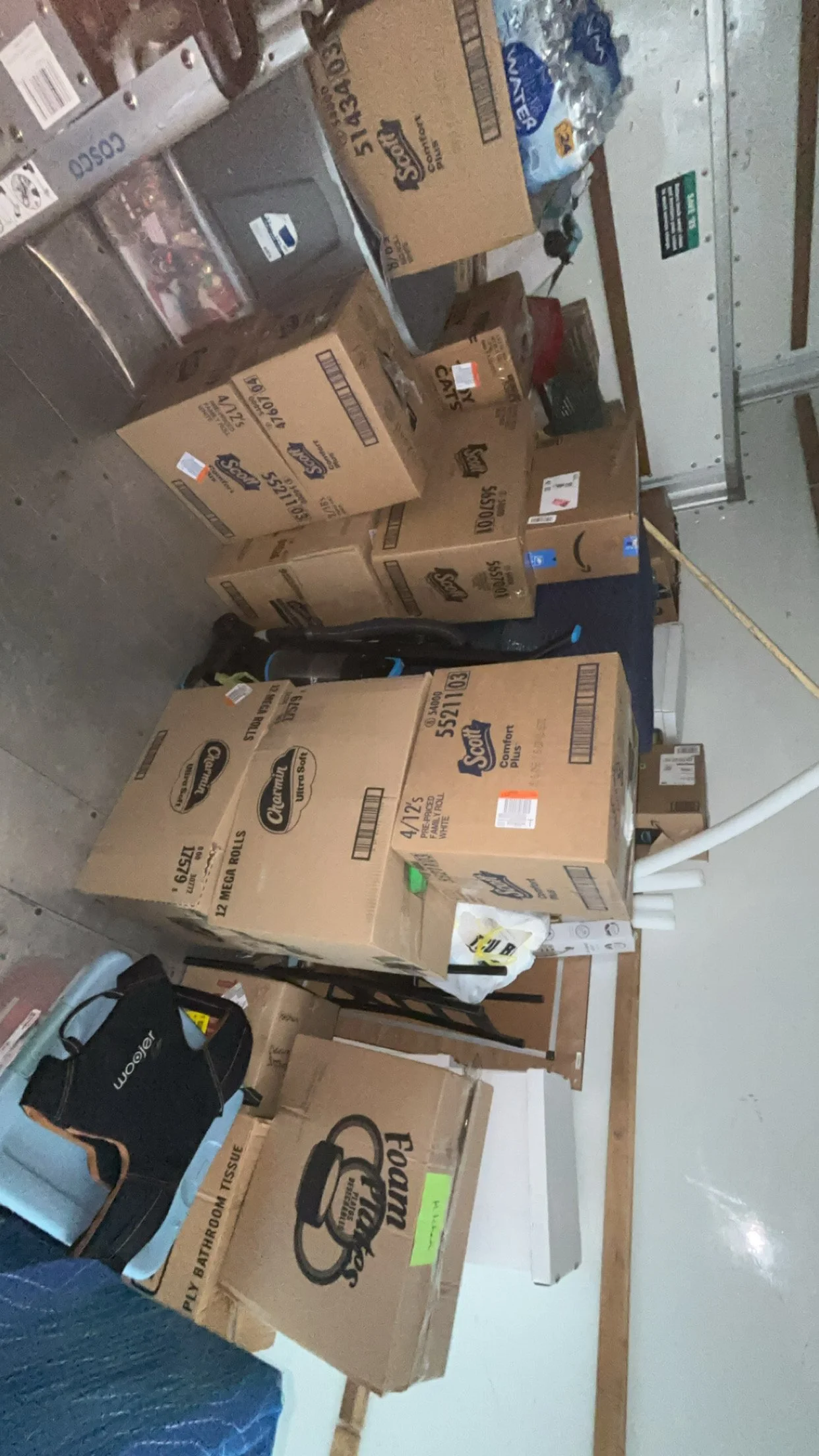 Packed Household Items Ready To Move