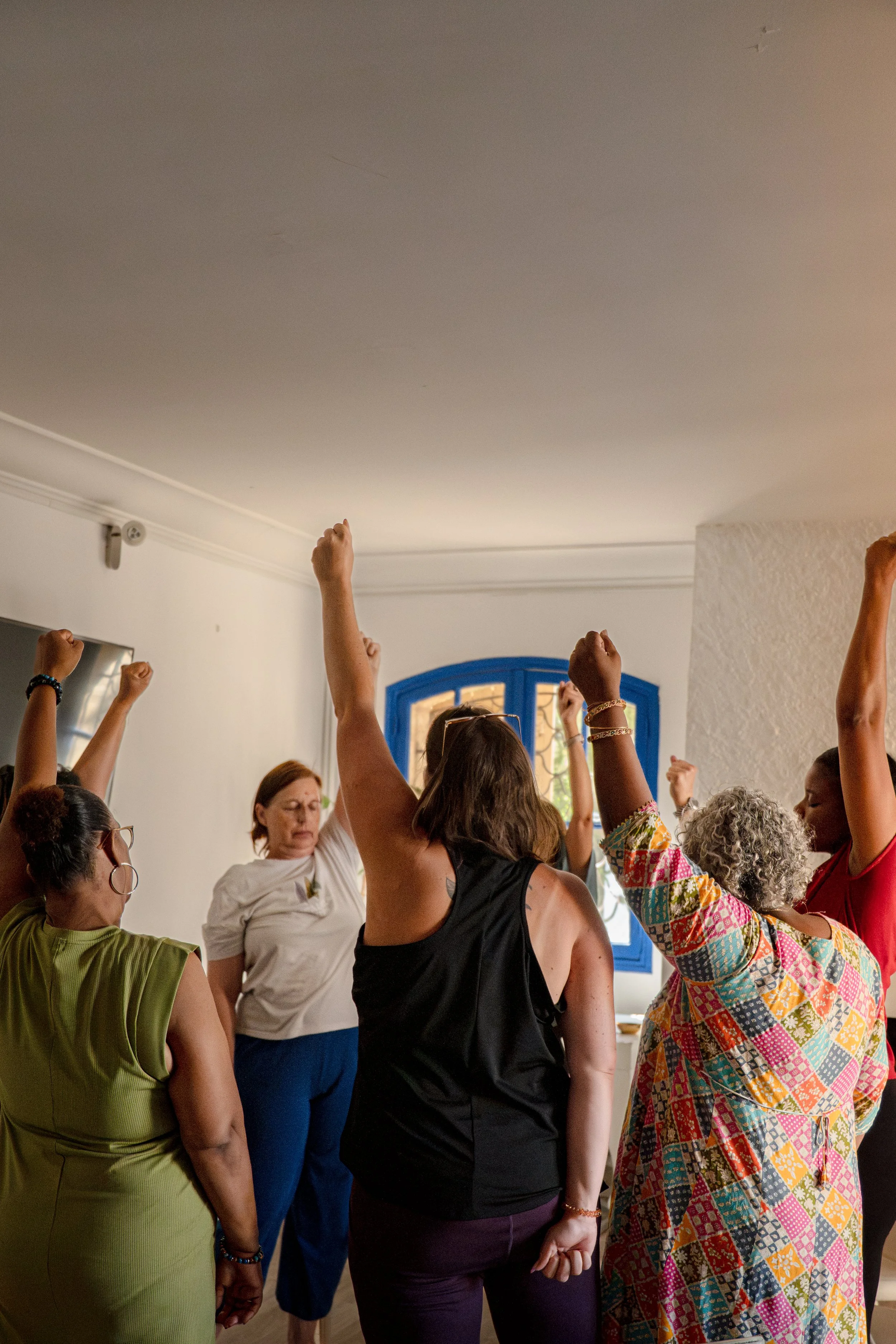 Vue d’ensemble d’un atelier collectif lors des Estivales d’AyurVedhas34.