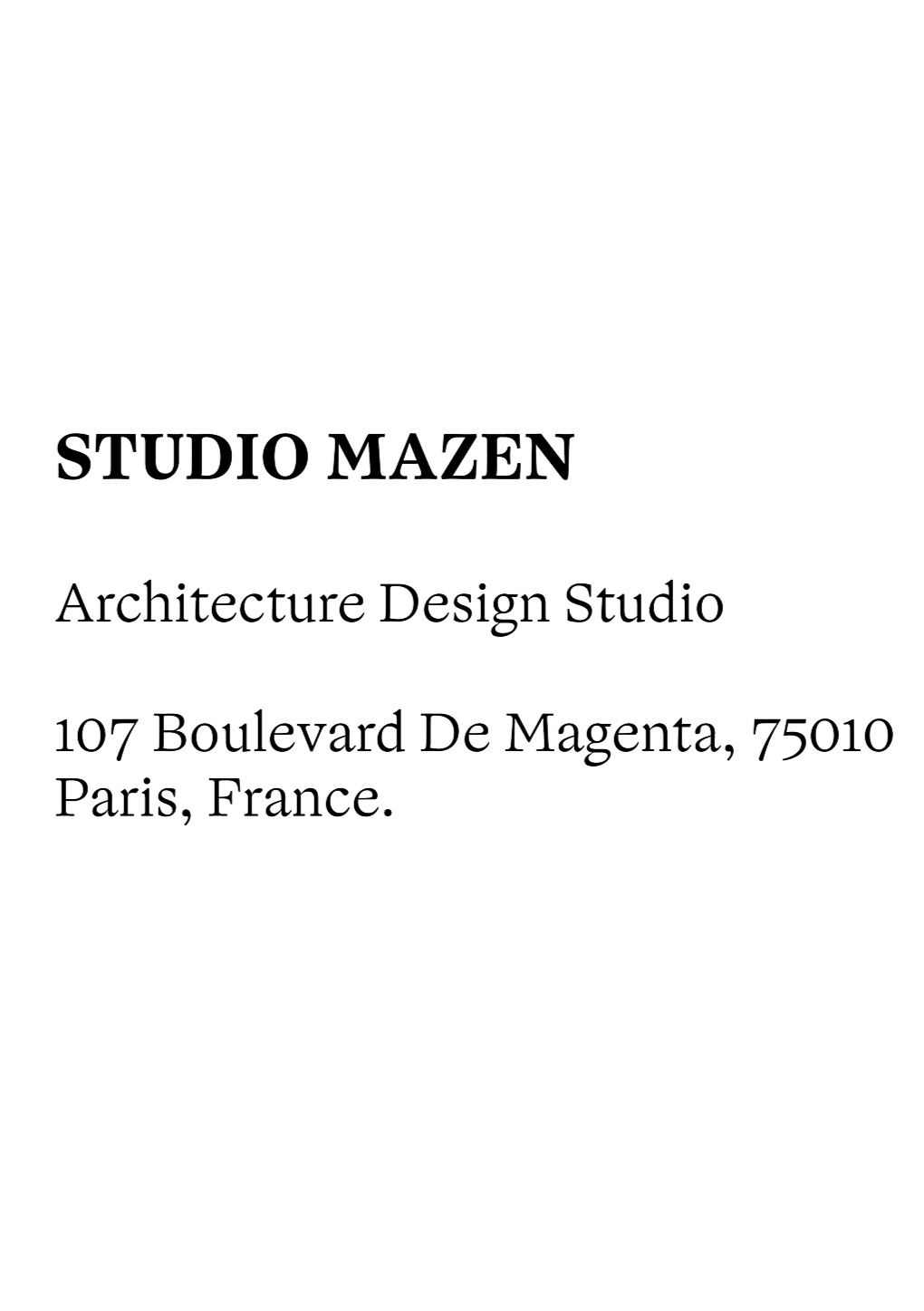 Studio Mazen