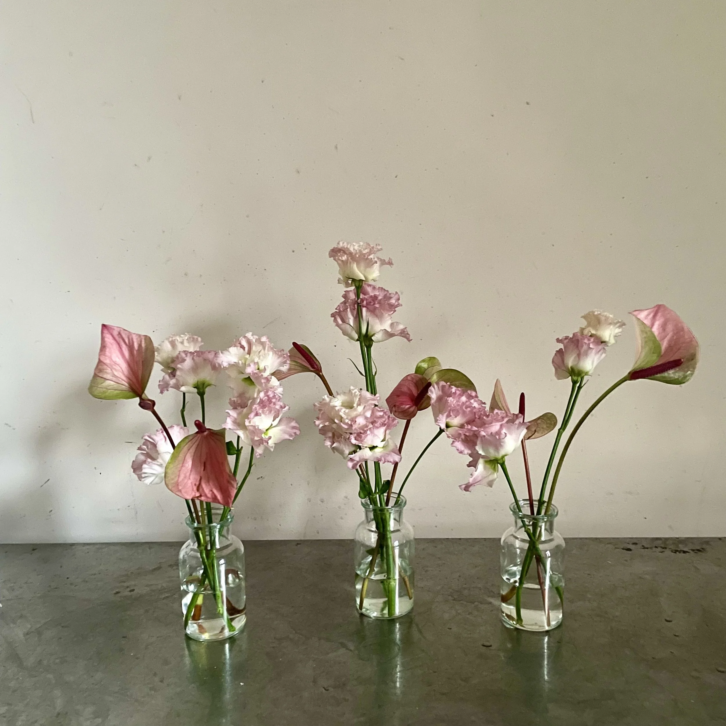 Bud vase, 3-5 stems per vase, £15 
