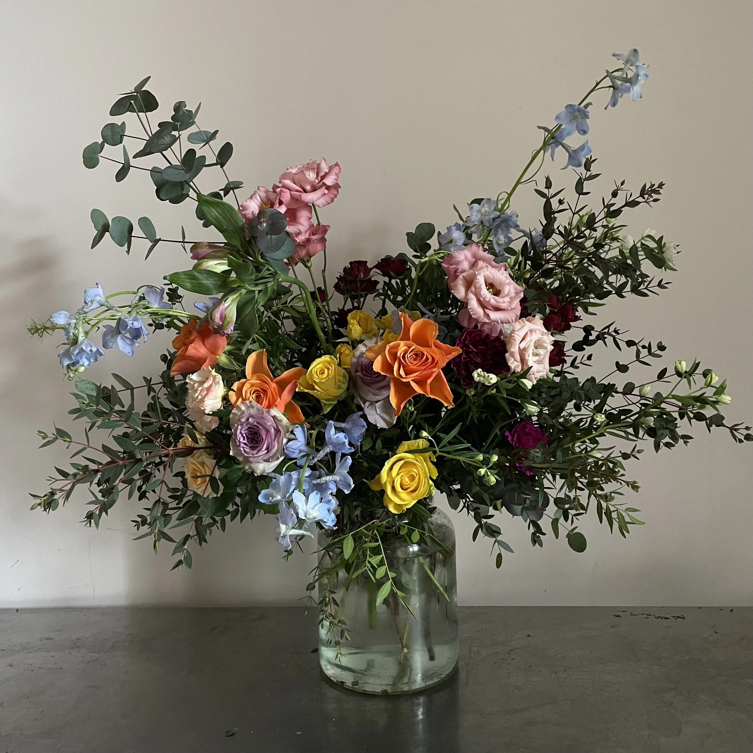 Large statement vase, overall height 45cm, £250