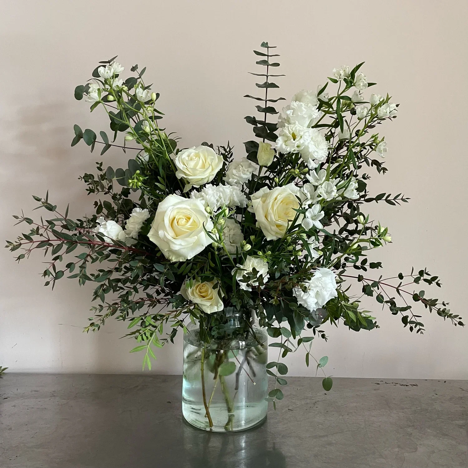 Large statement vase, overall height 45cm, £250