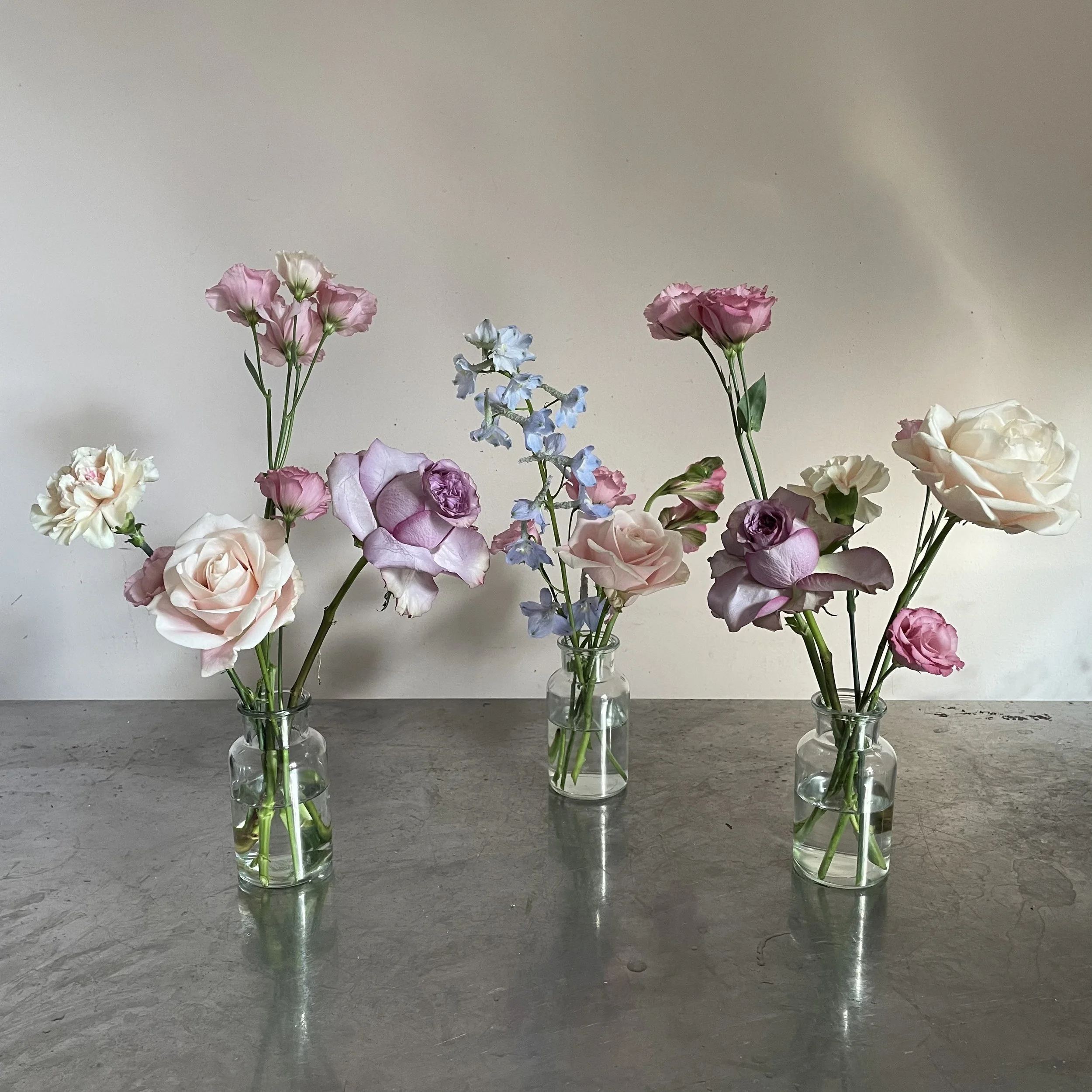 Bud vase, 3-5 stems per vase, £15 