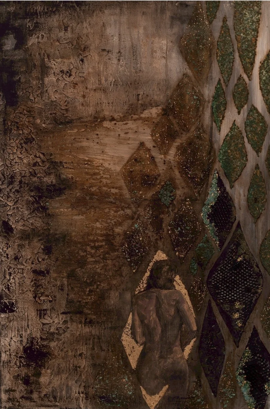 Departure, Mixed media, 2025,