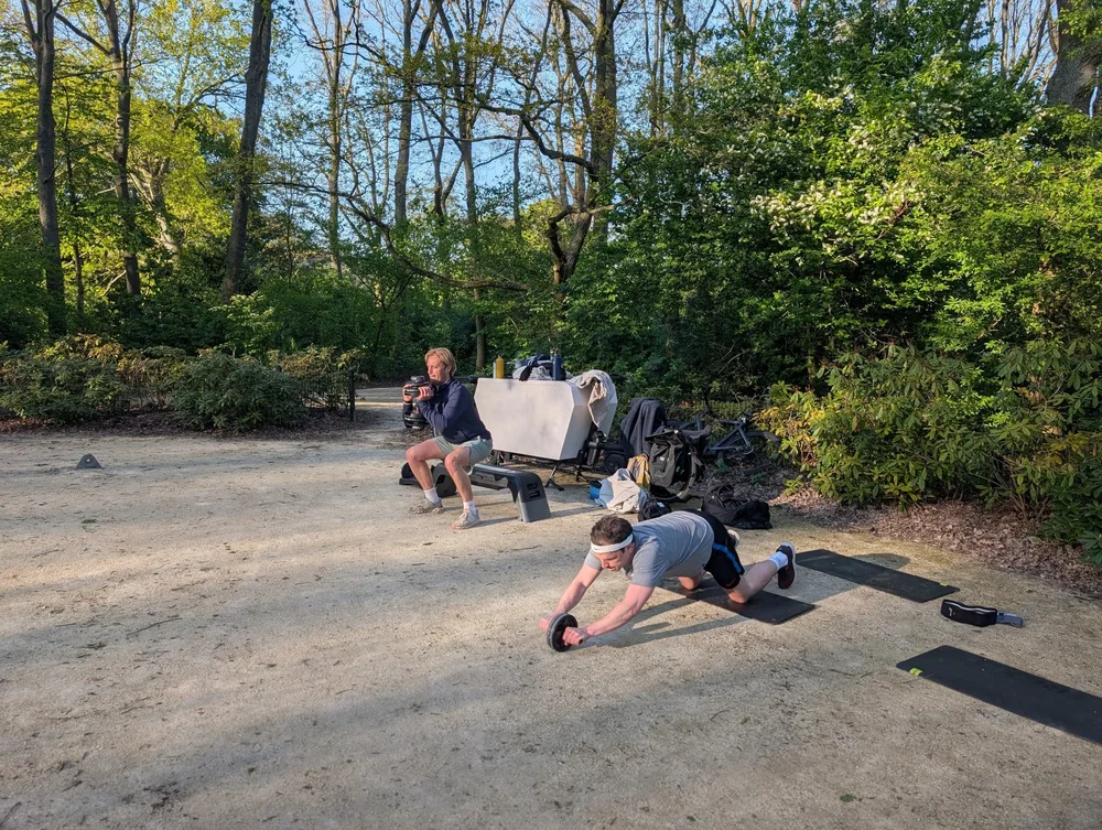 Training in het Erasmuspark