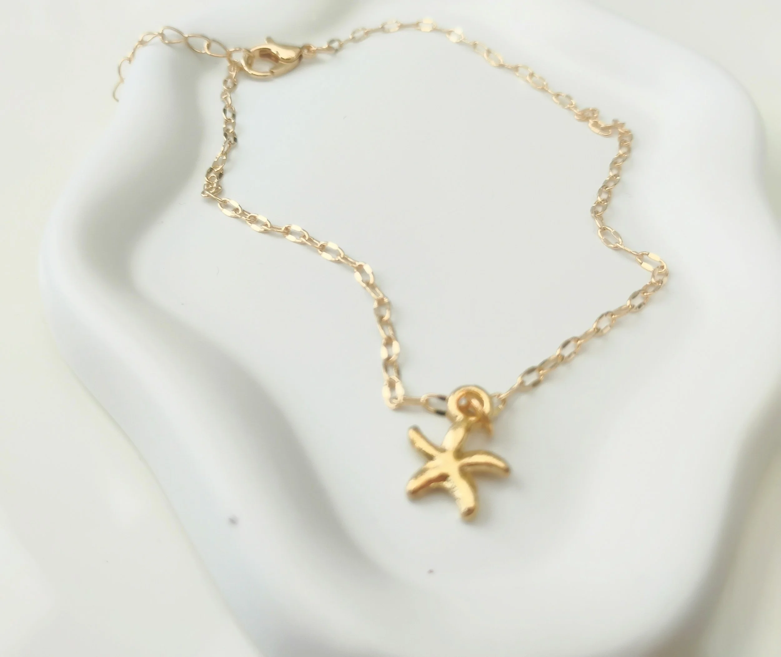 Starfish Alloy Anklet.