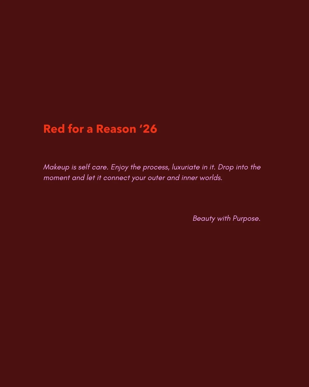 Makeup is self care. The ultimate in #habitstacking 

#selfcare #makeupartist #beautyroutine #redforareason