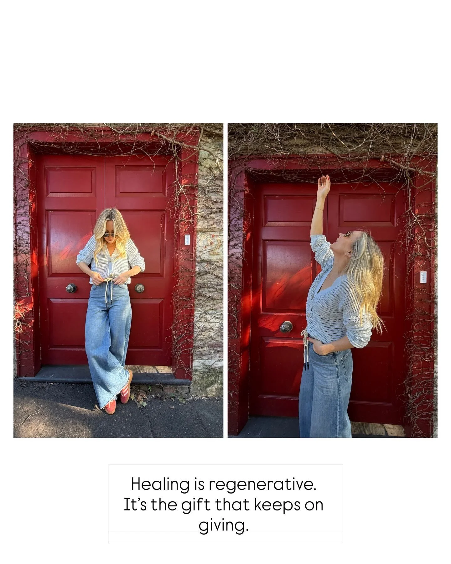 Healing is regenerative. The more grace there is to heal, the more space there is for laughter and a love of life itself. 

Show your support, wear 💄with me 📸 tag @redforareasonofficial. 
Donate, learn more 👉link in bio.

Red for a Reason is a mov