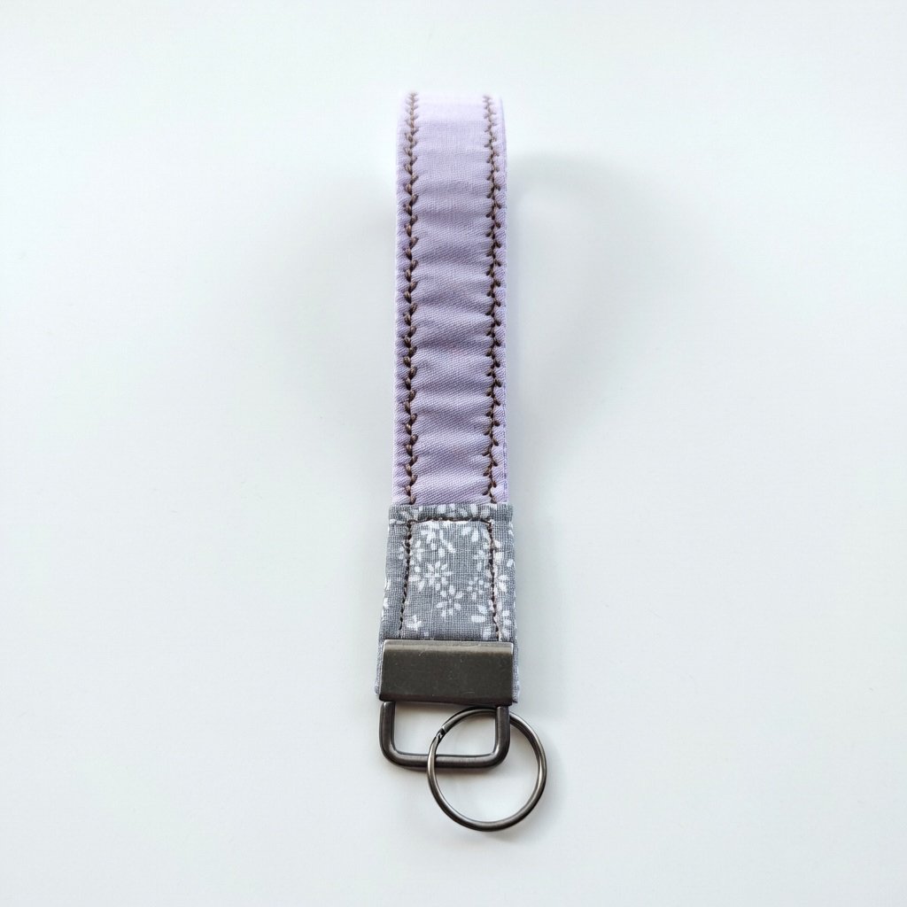 Pastel Purple Lanyard Keychain