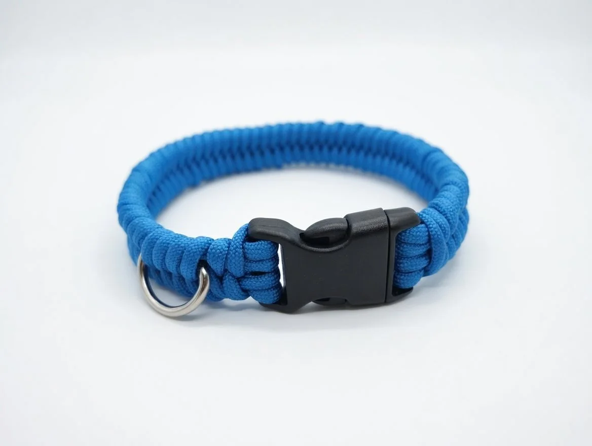 Fishtail Braid Paracord Dog Collar