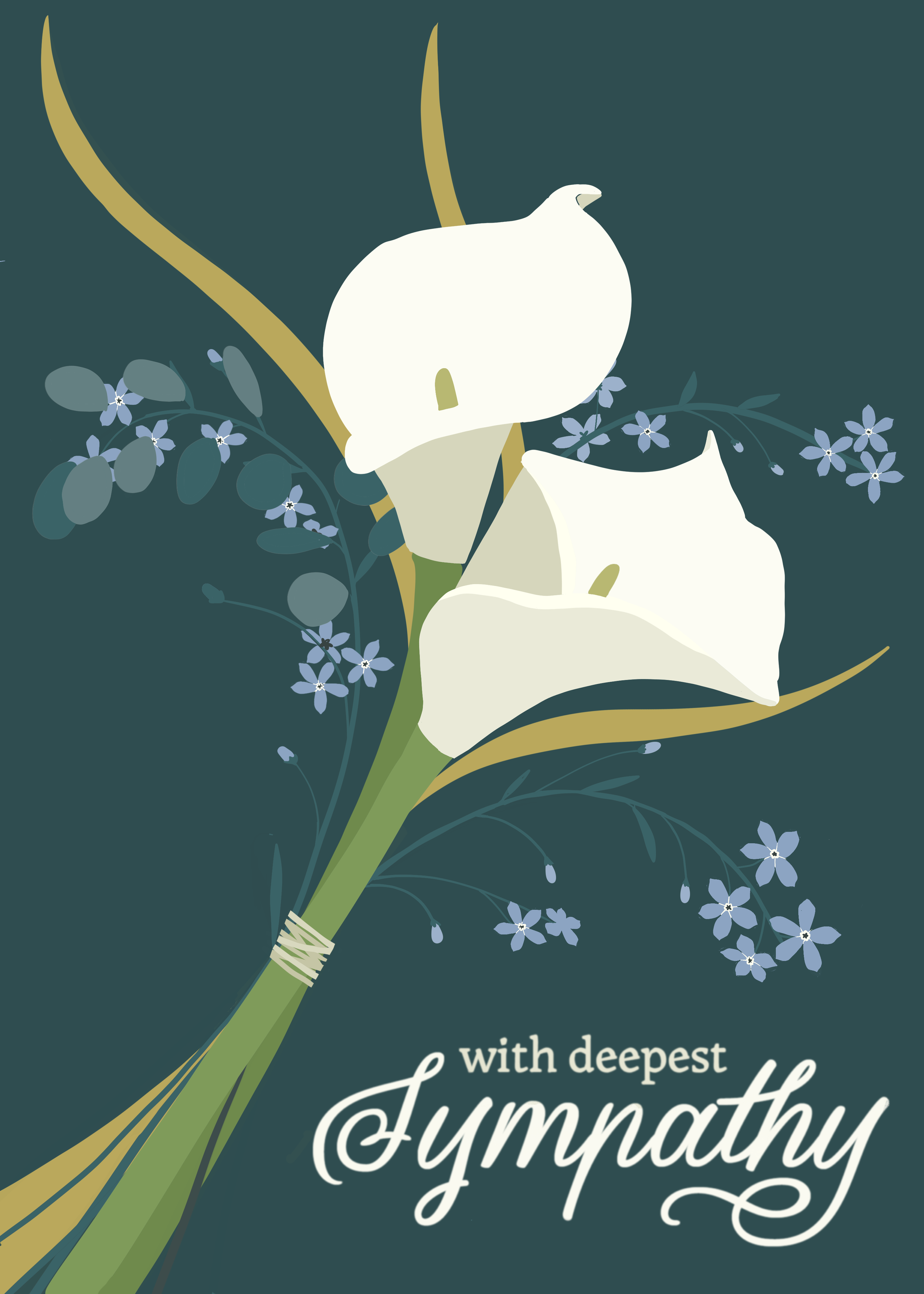 cala lilies sympathy