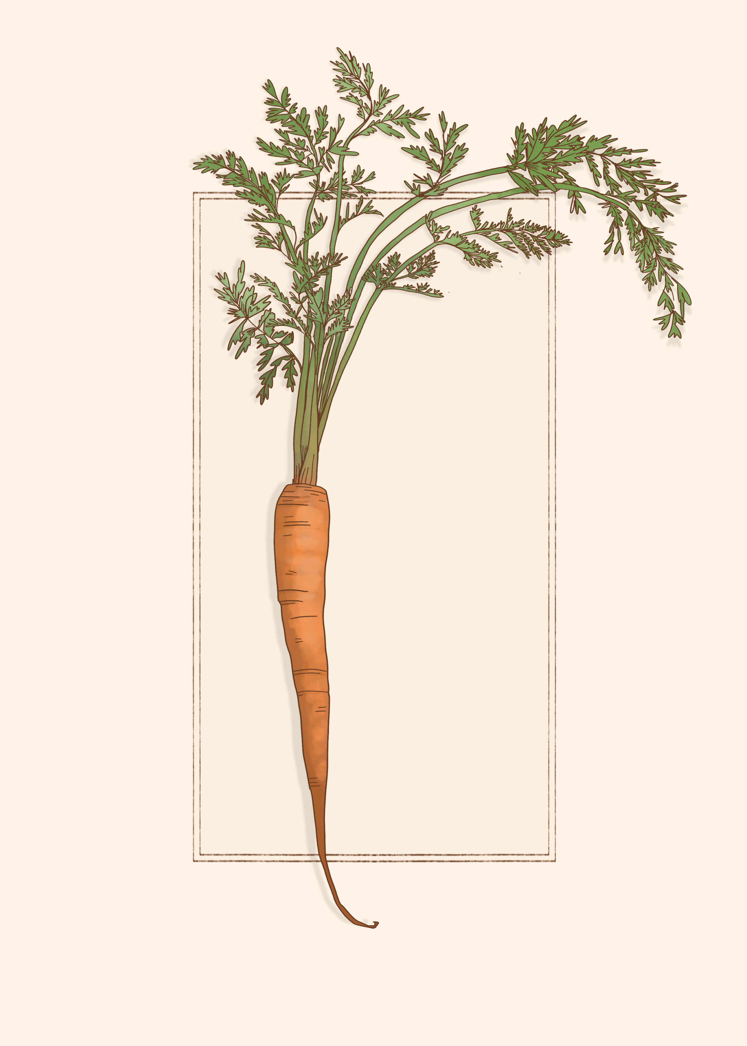 spring carrot bouquet