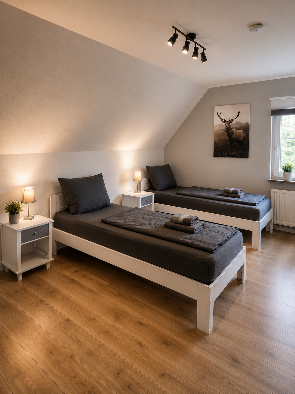Außenbereich und Garten am Ferienhaus Dhrontal
