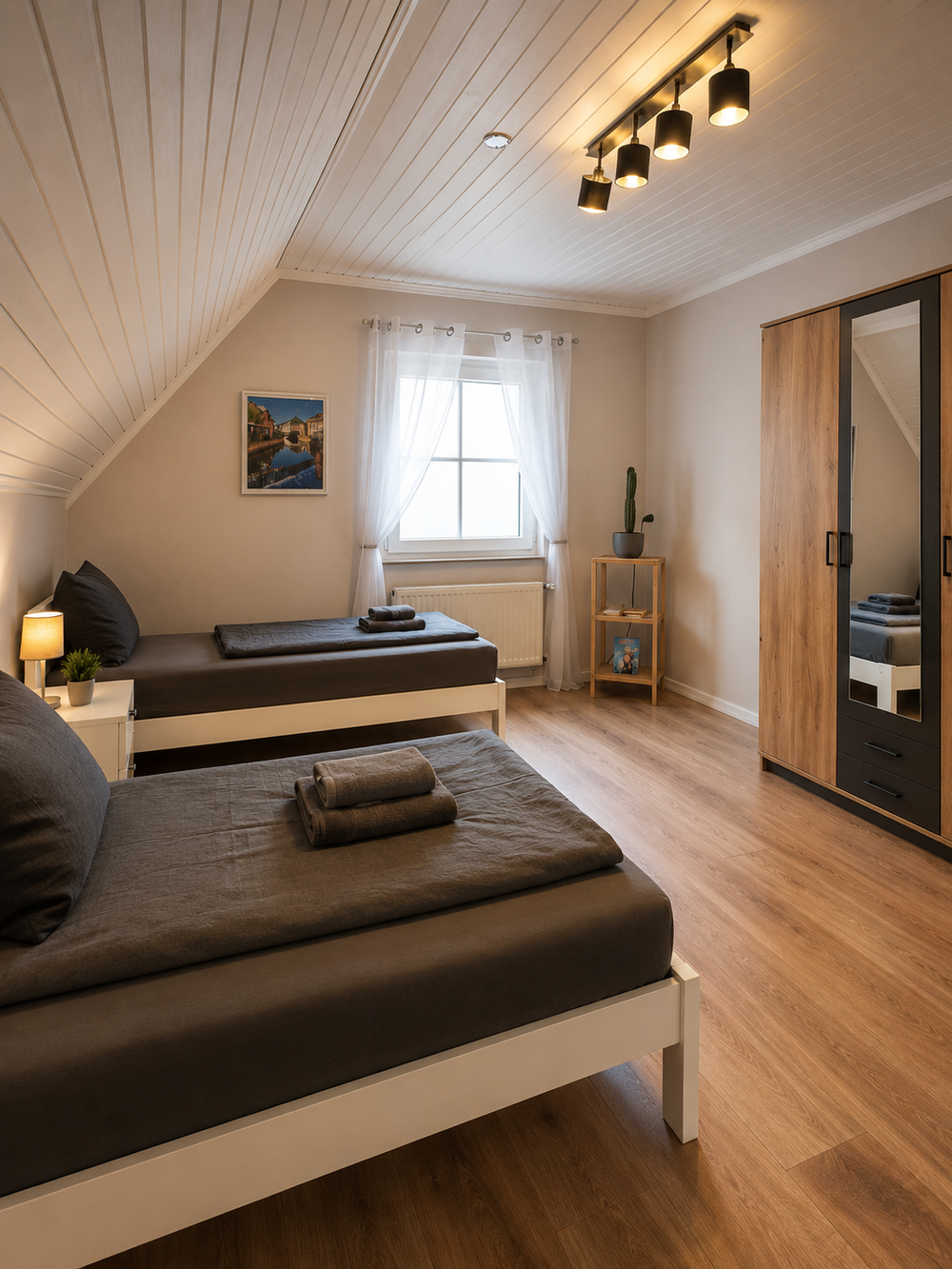Schlafzimmer im Ferienhaus Dhrontal