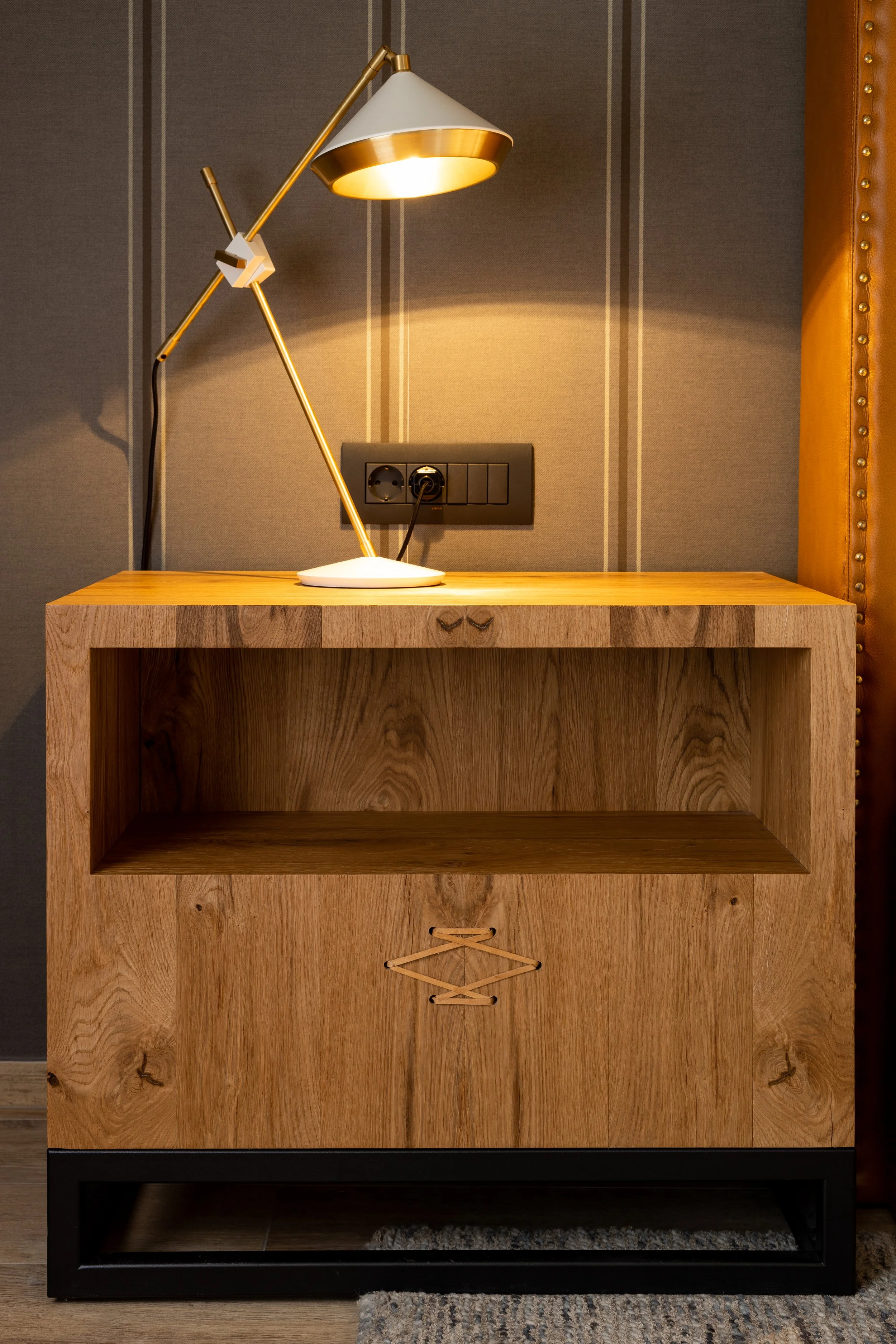 Bespoke alpine nightstand Sunrose 7 boutique hotel