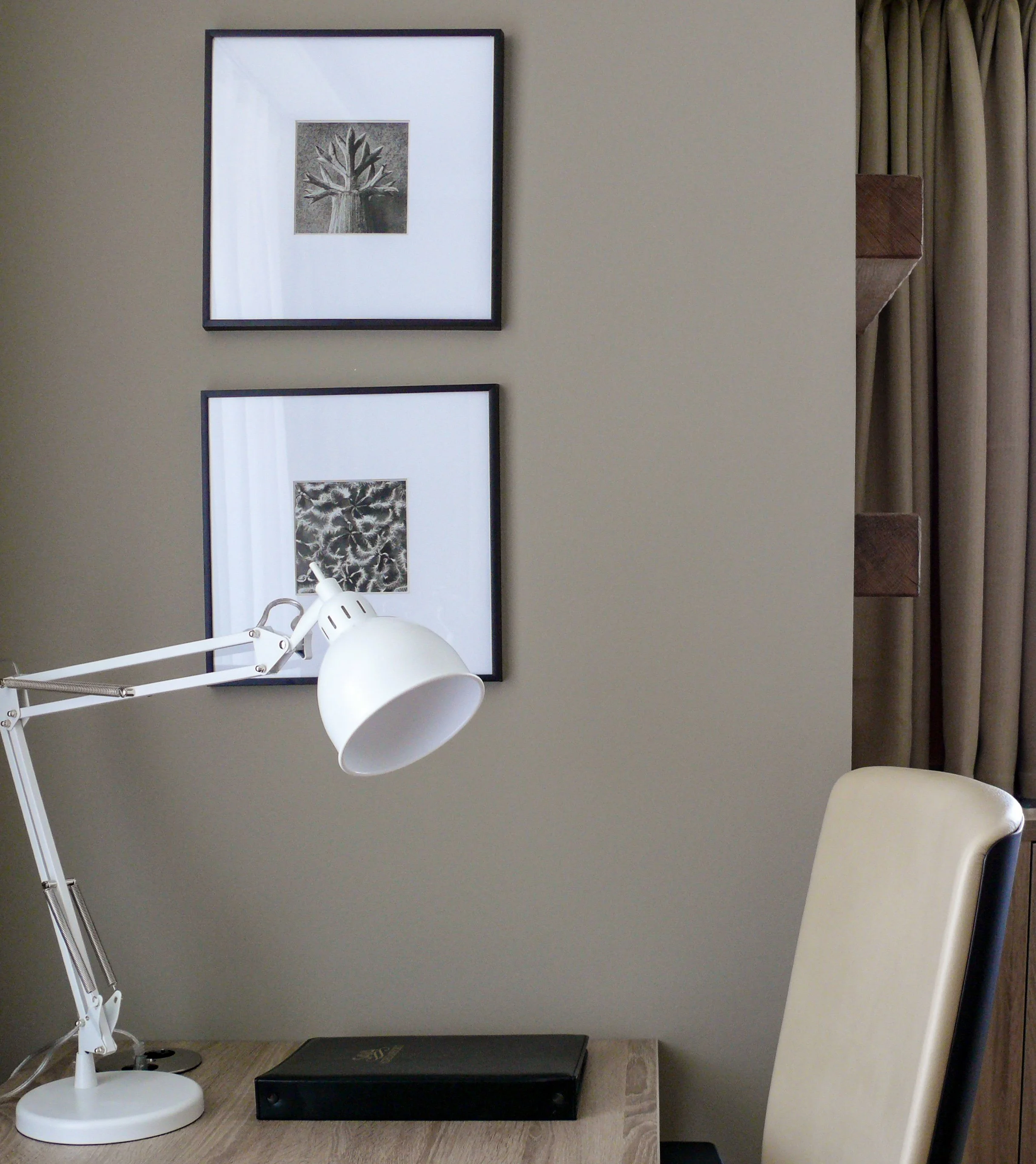 Desk detail, living room Hotel Rikli Bled Slovenia