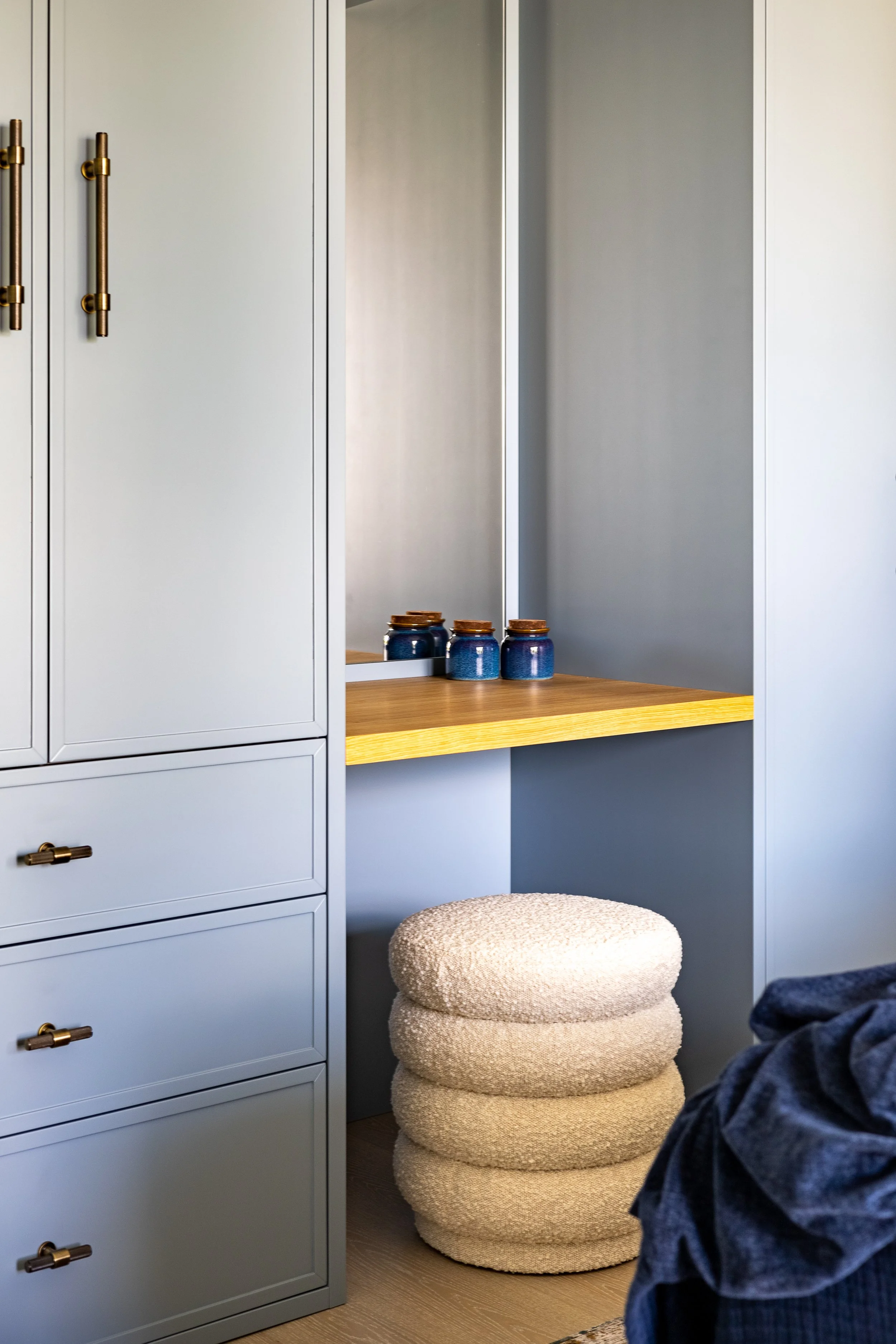 Dressing table detail, bedroom Ljubljana Bezigrad apartment