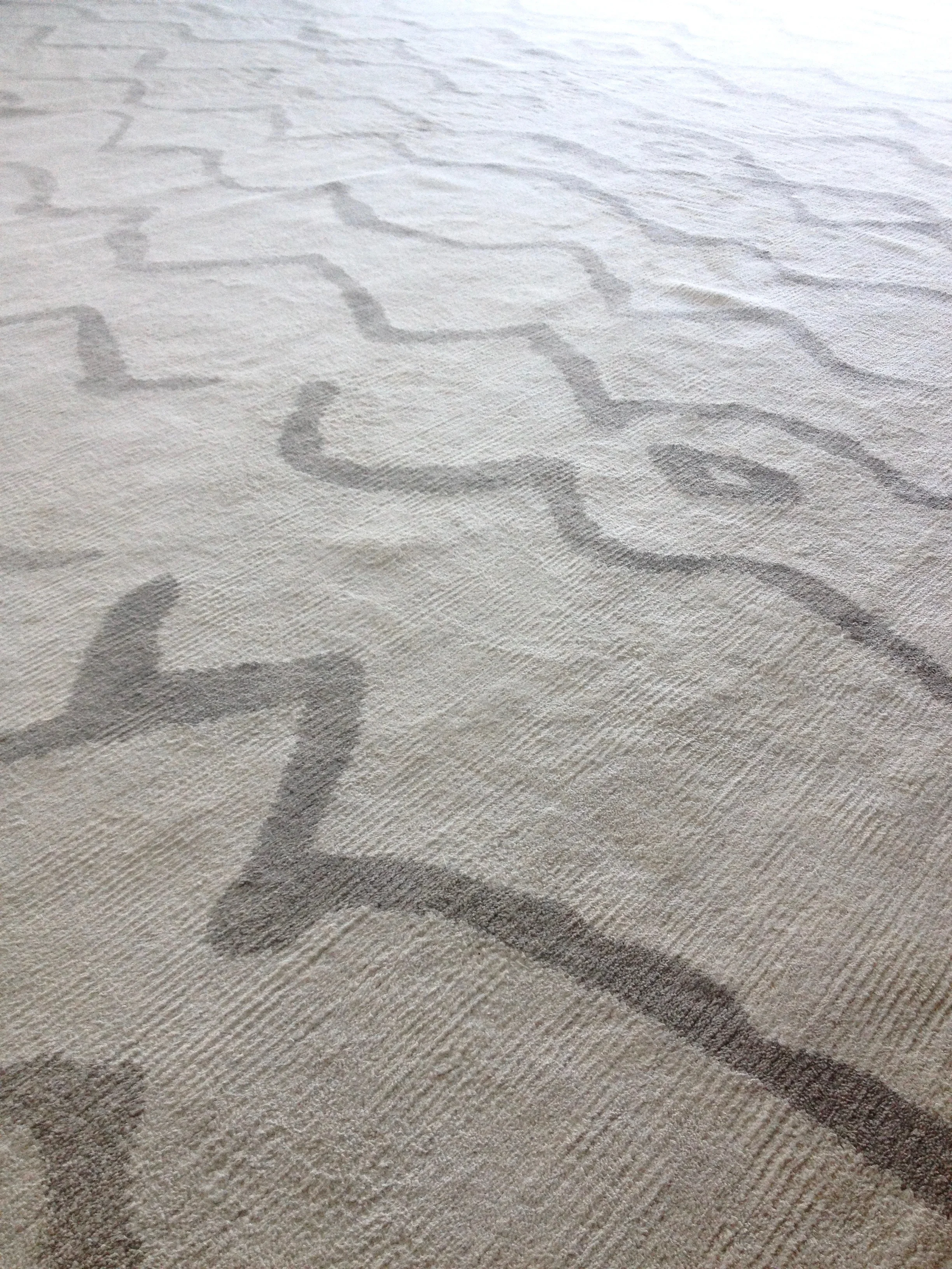 Rug SB.1 bespoke banana silk rug detail  Holland Green apartment