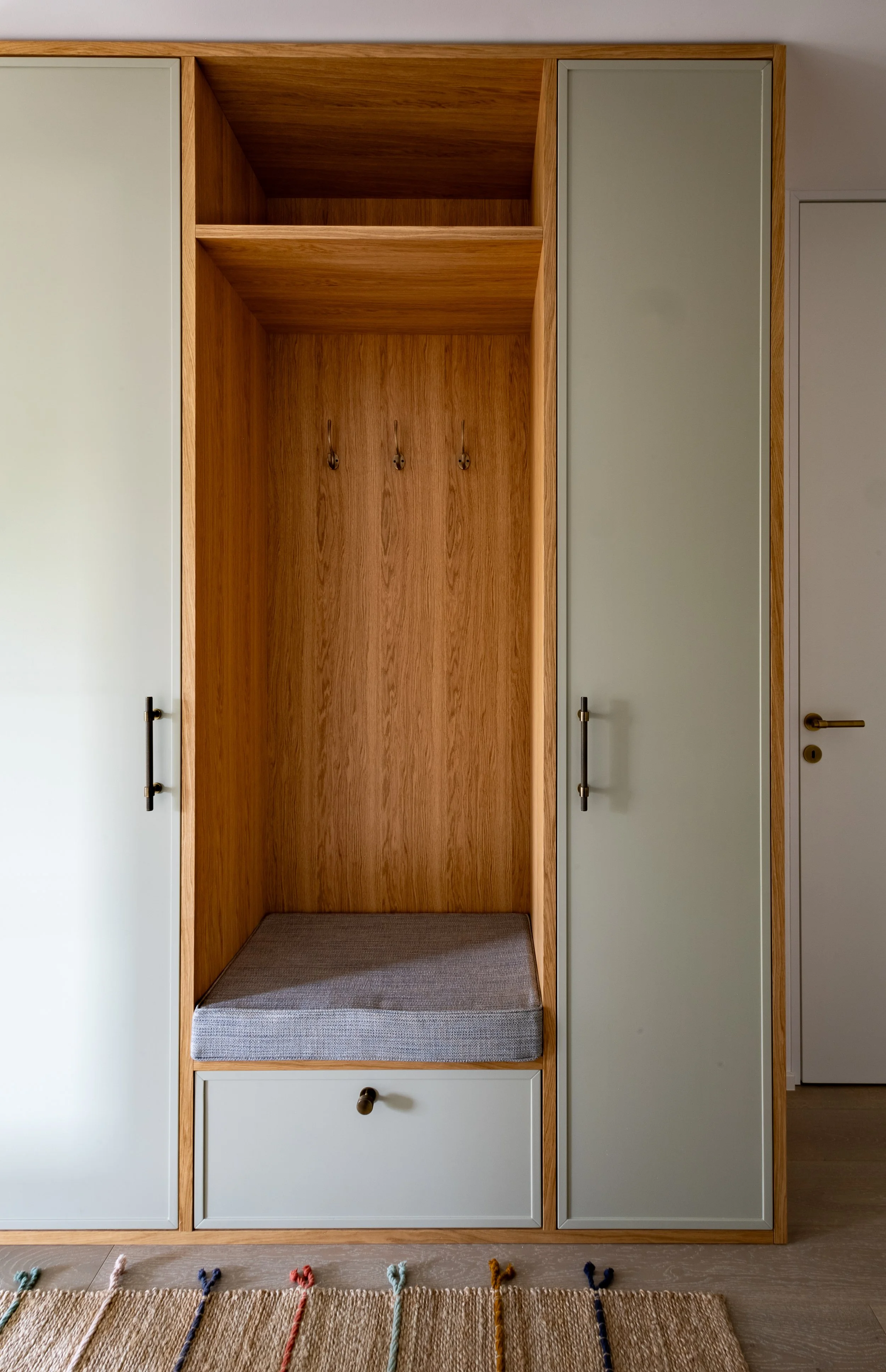 Entrance hall coat closet, Ljubljana Bezigrad apartment