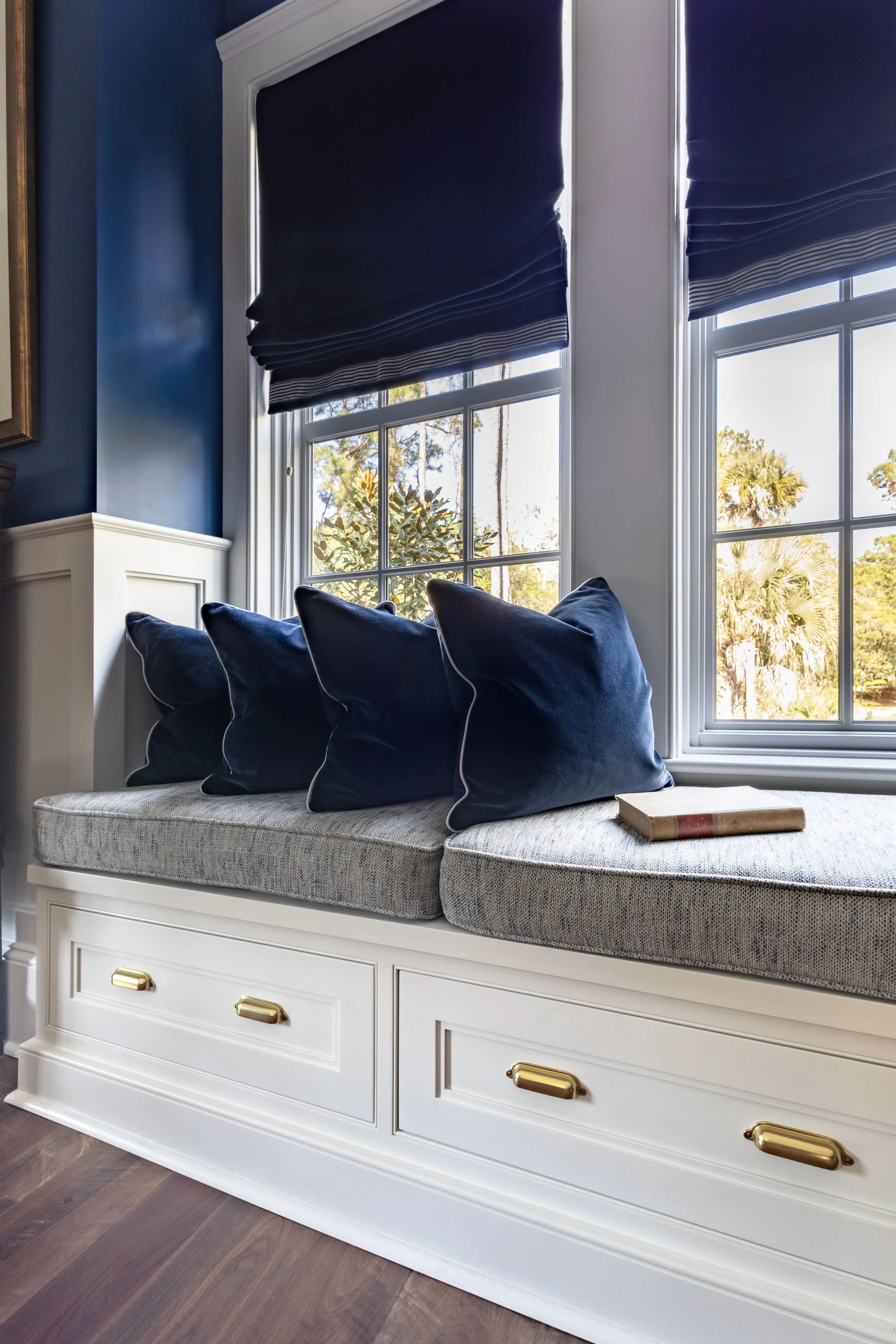 Window seat, games room Kiawah Island beach house