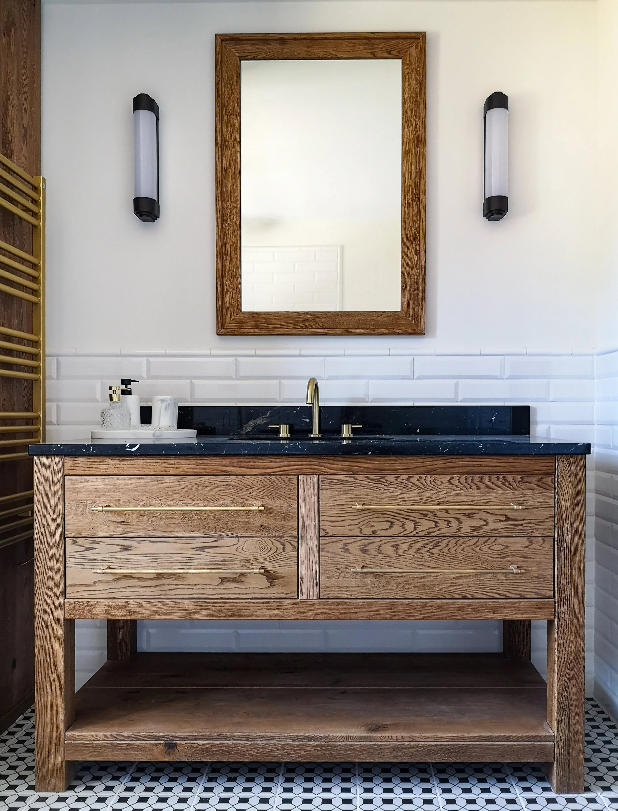 Family bathroom vanity, Bled residence Slovenia