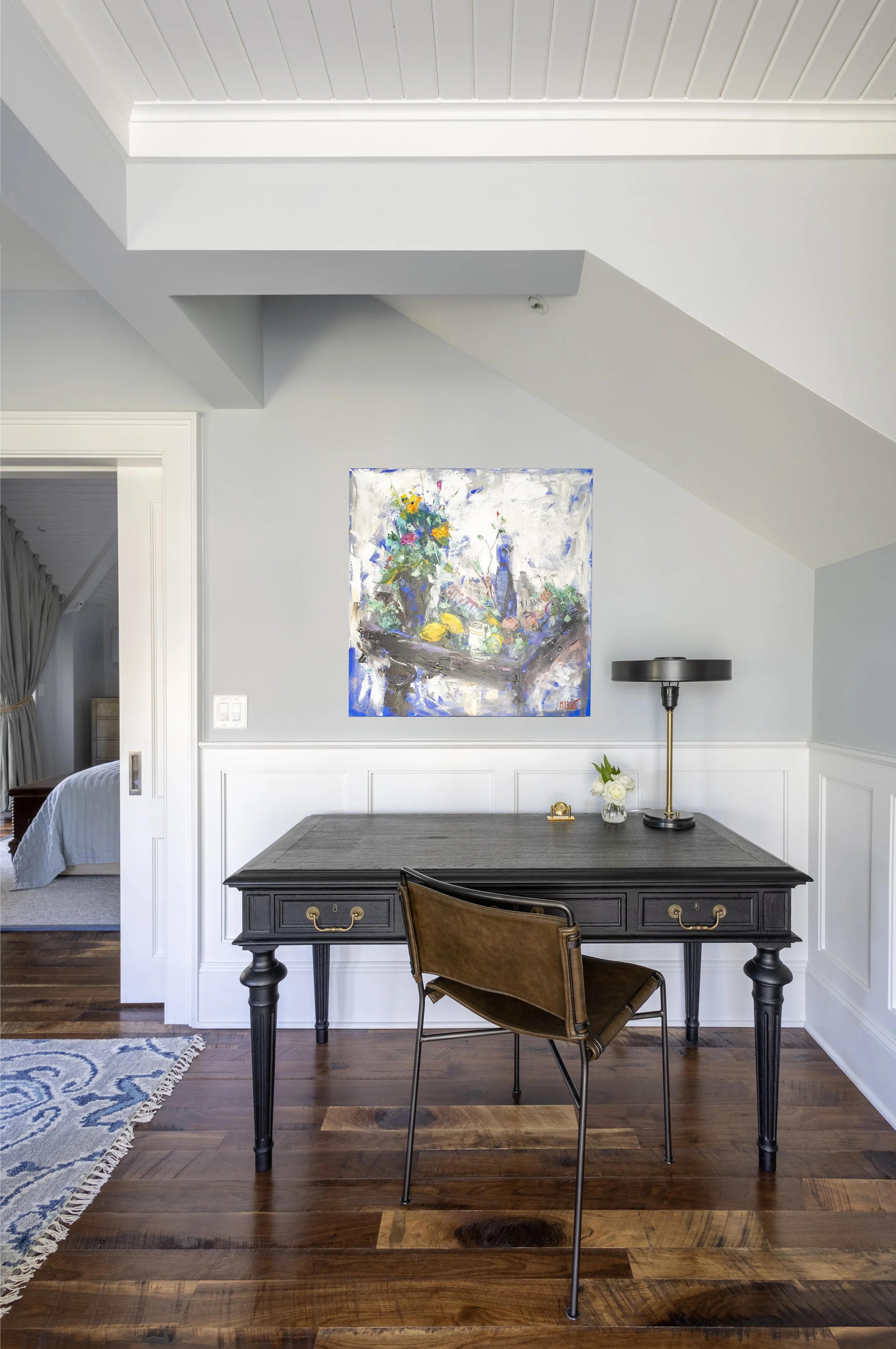 Master suite study, Kiawah Island beach house