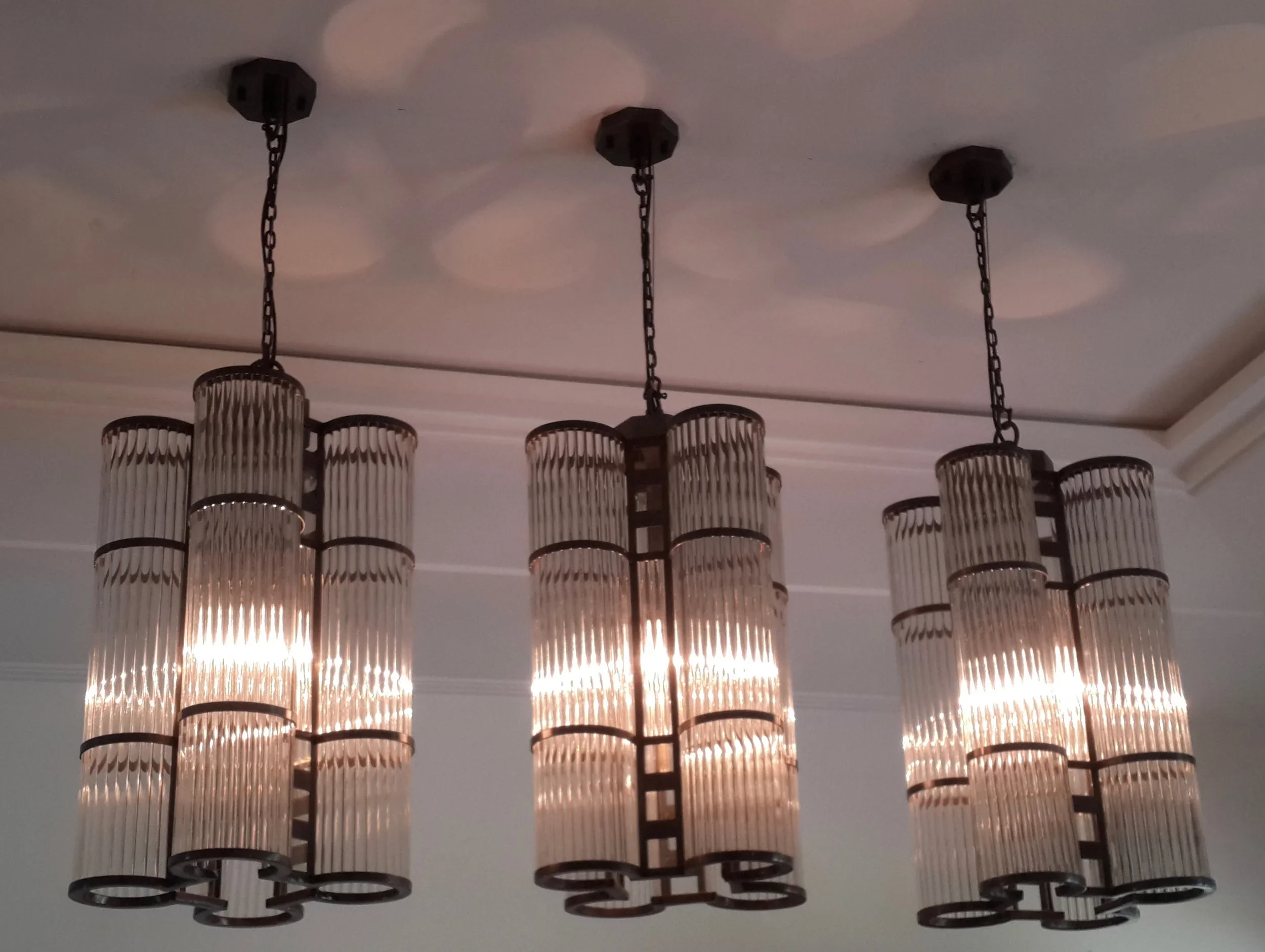 Kitchen island pendant lights, Bandung residence