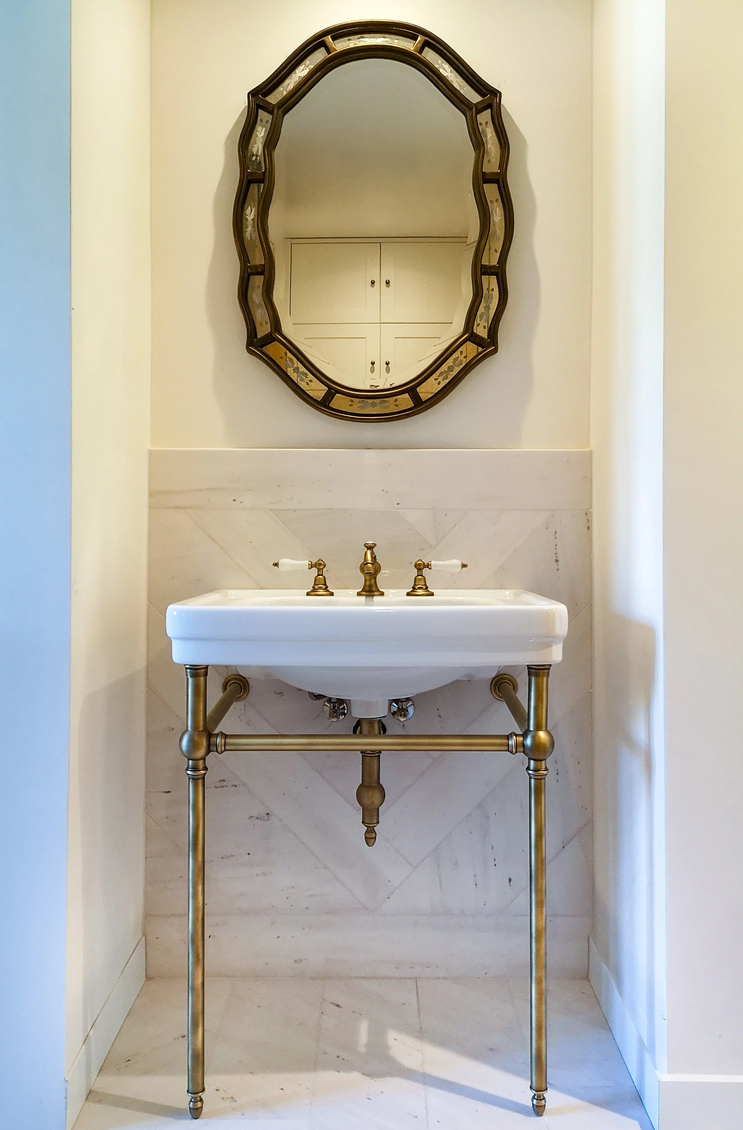 Luxury powder room, Bled residence Slovenia