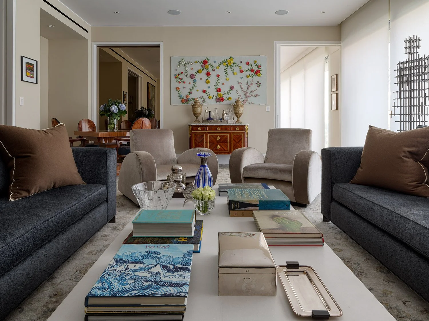 Formal living room Holland Green Apartment London