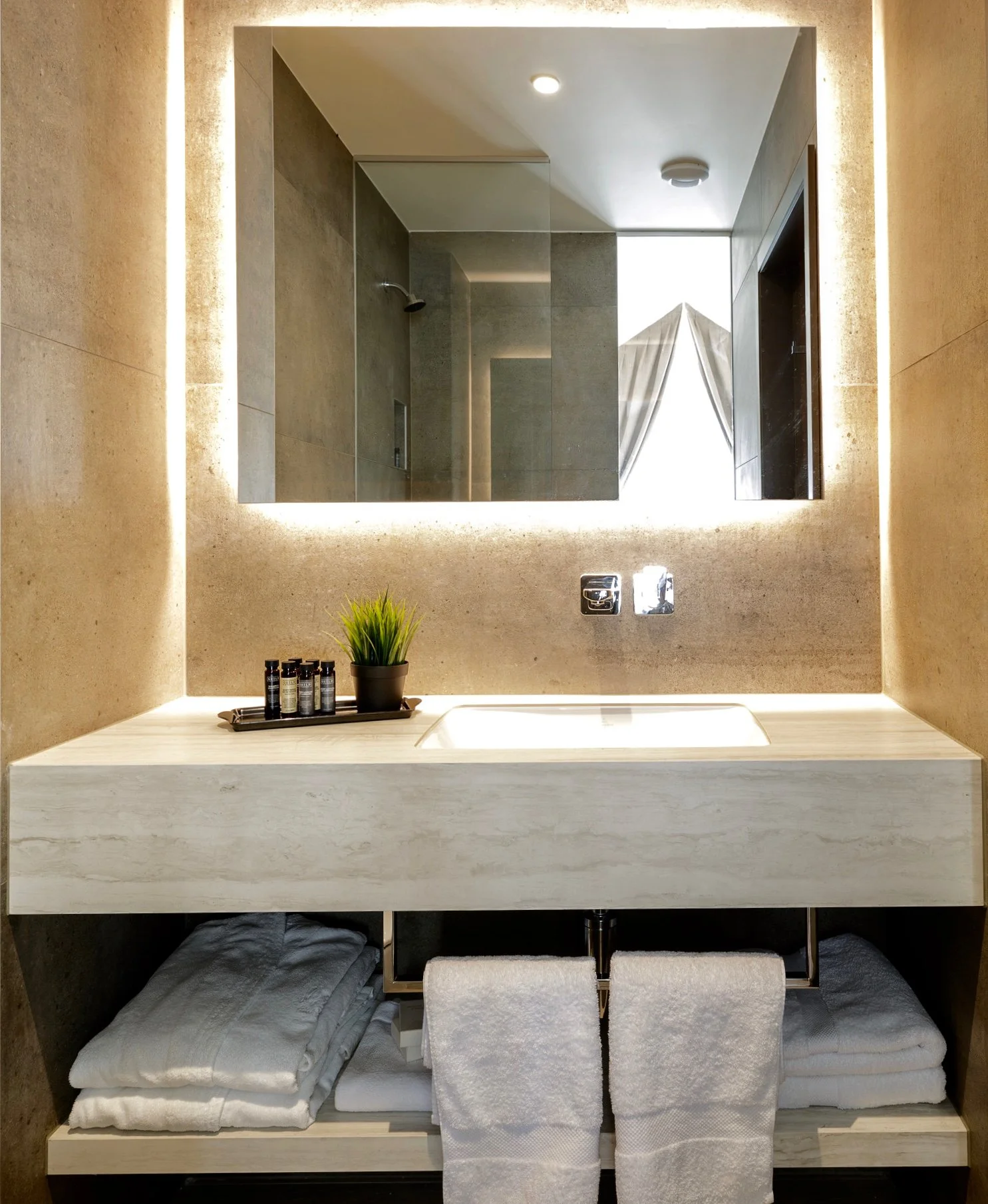 Sunrose 7 boutique hotel bathroom vanity detail Bohinj Slovenia