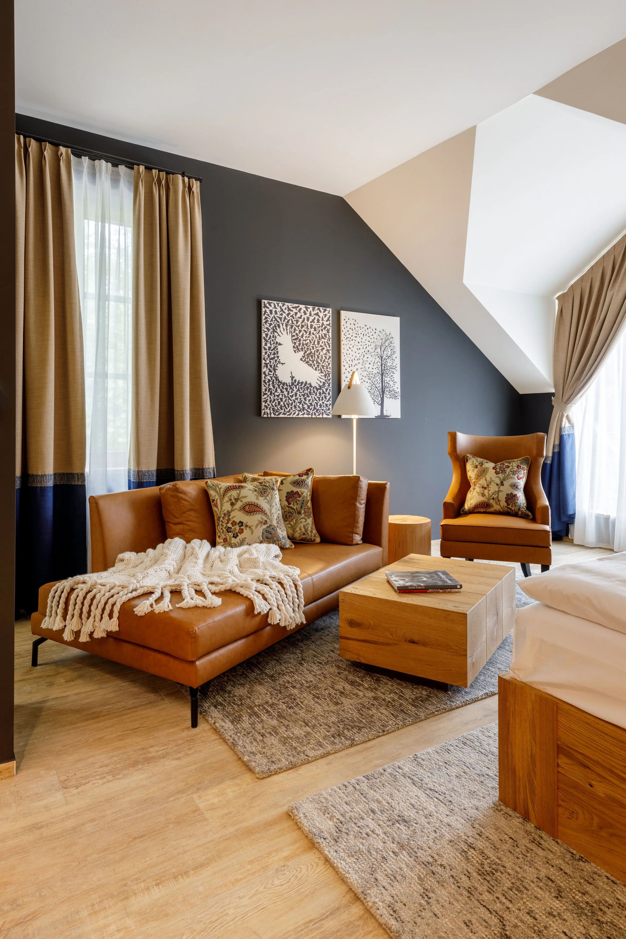 The Royal Hug suite lounge Sunrose 7 boutique hotel Slovenia