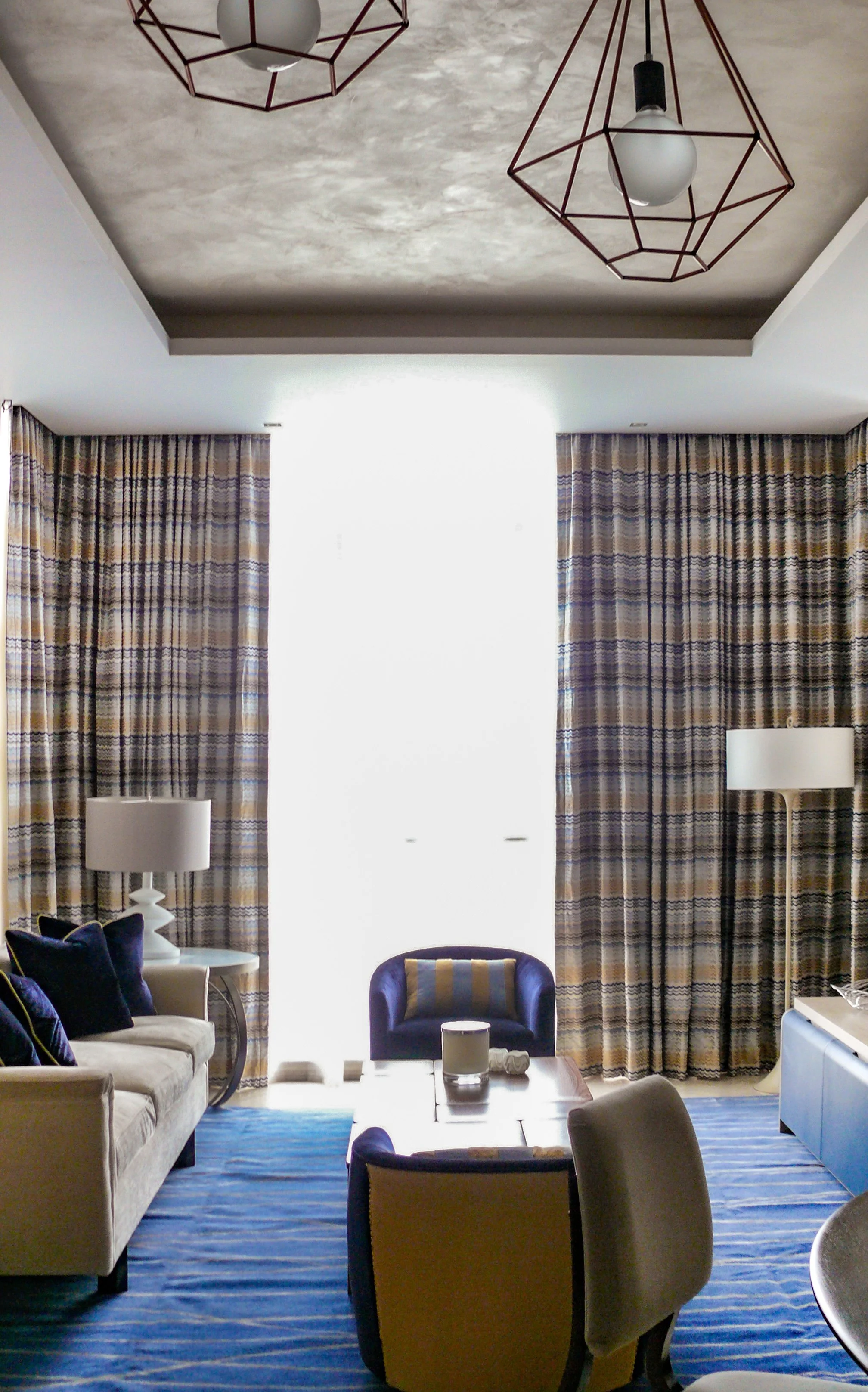 Living room interior, Orchard apartment Singapore