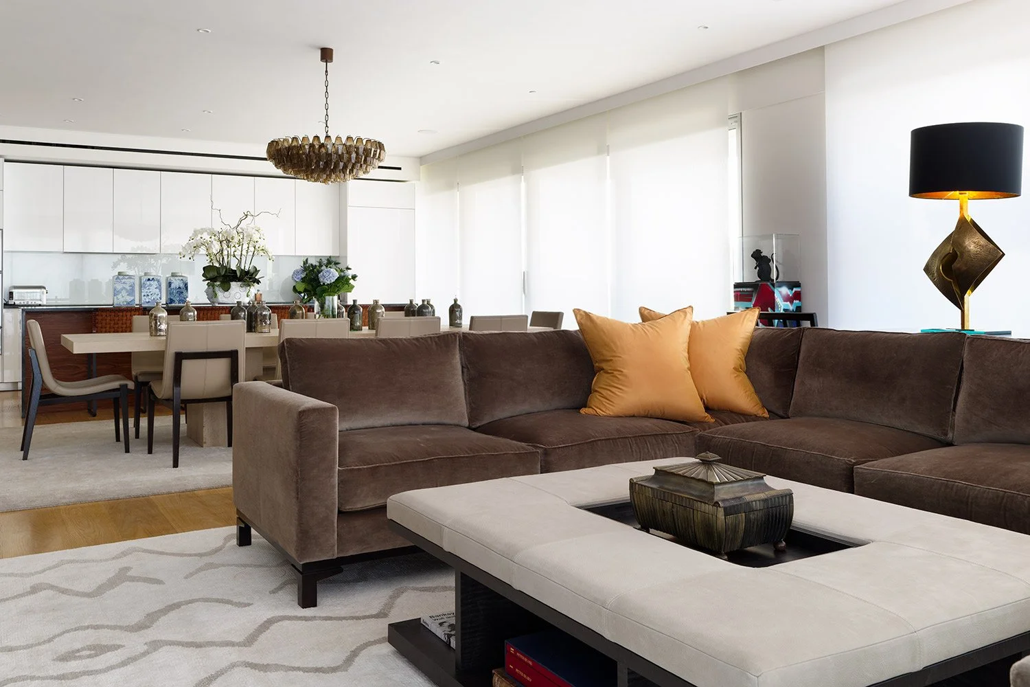 Family room Holland Green apartment