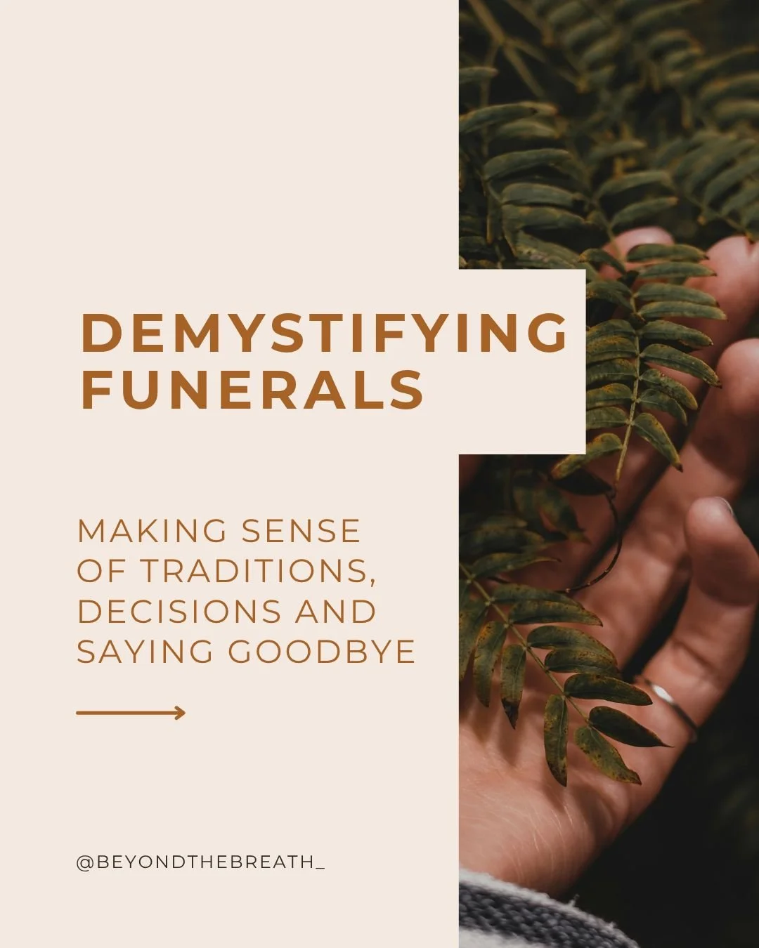 Preparing a funeral for the death of someone you love can feel surreal, impossible even, when you are still trying to come to terms with their absence.

In those early days, decisions can feel overwhelming, and it&rsquo;s hard to know where to begin.