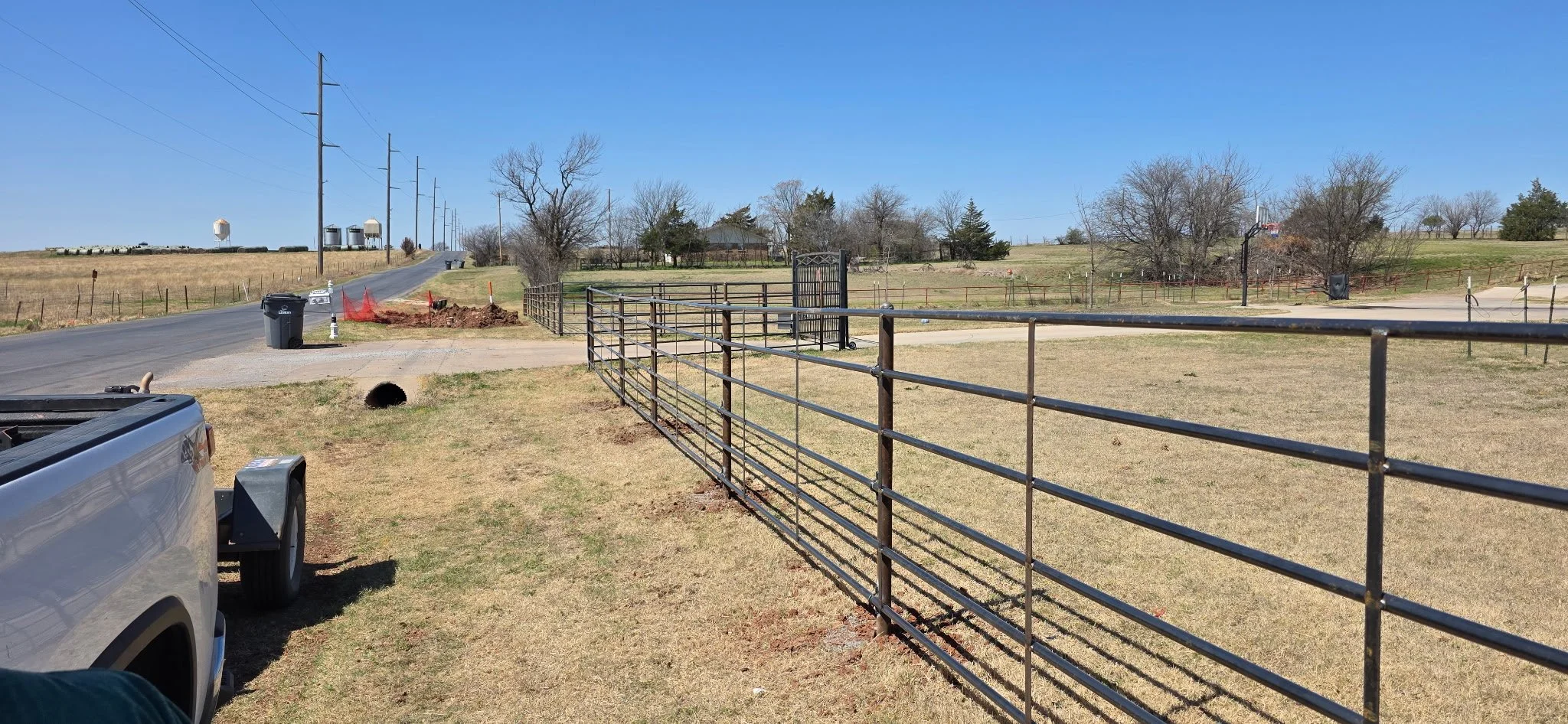 Agricultural fence 6 rail
