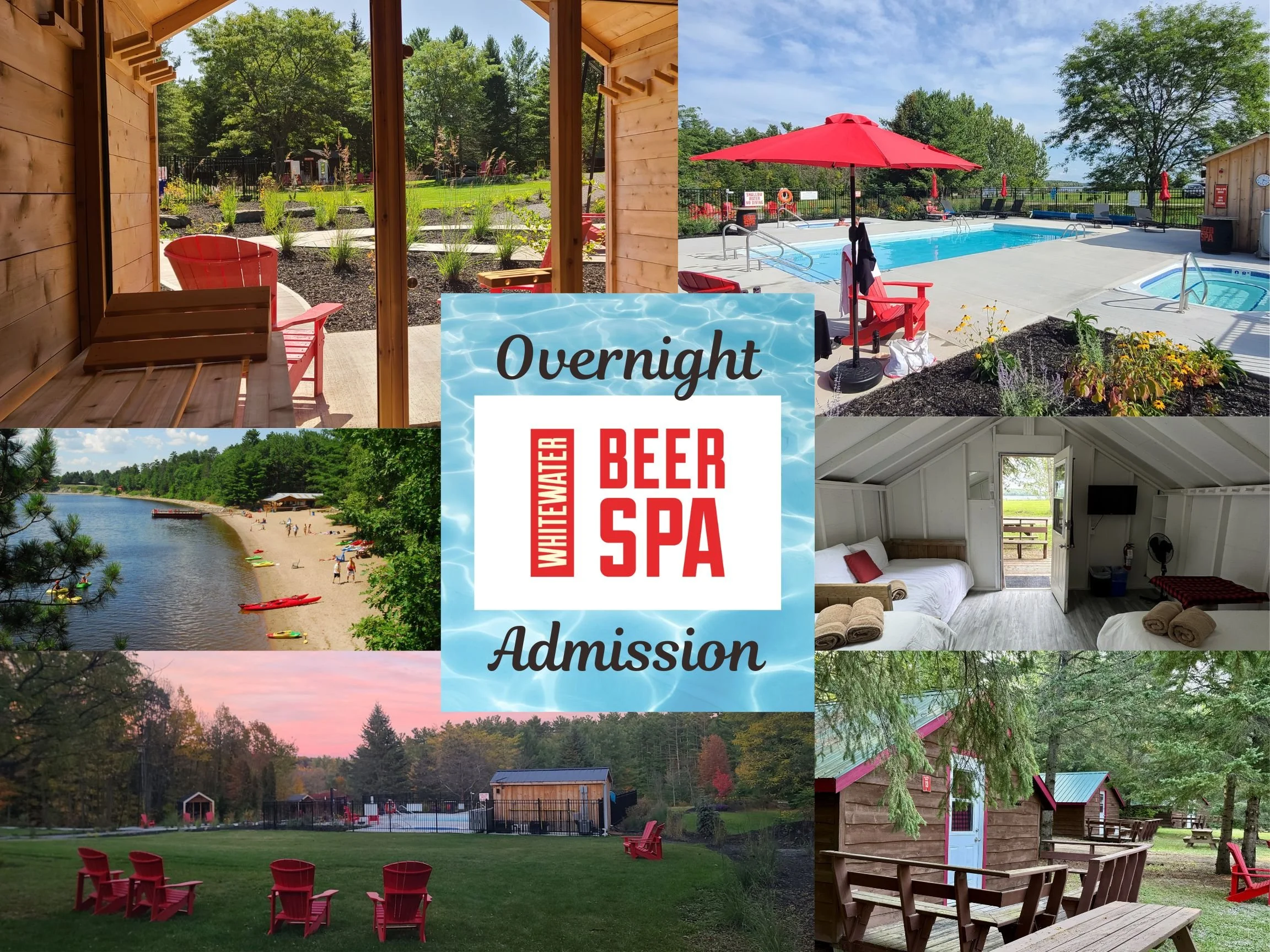 BeerSpa Overnight Admission (Crash Cabin Deluxe)